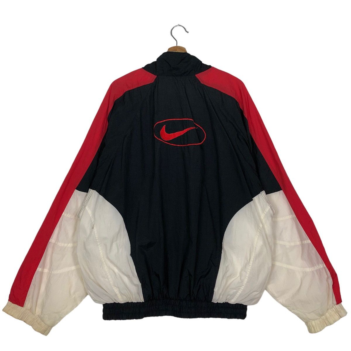 Nike 🔥90’s Vintage Nike Bomber Jacket Big Swoosh Design Size US L / EU 52-54 / 3 - 7 Thumbnail