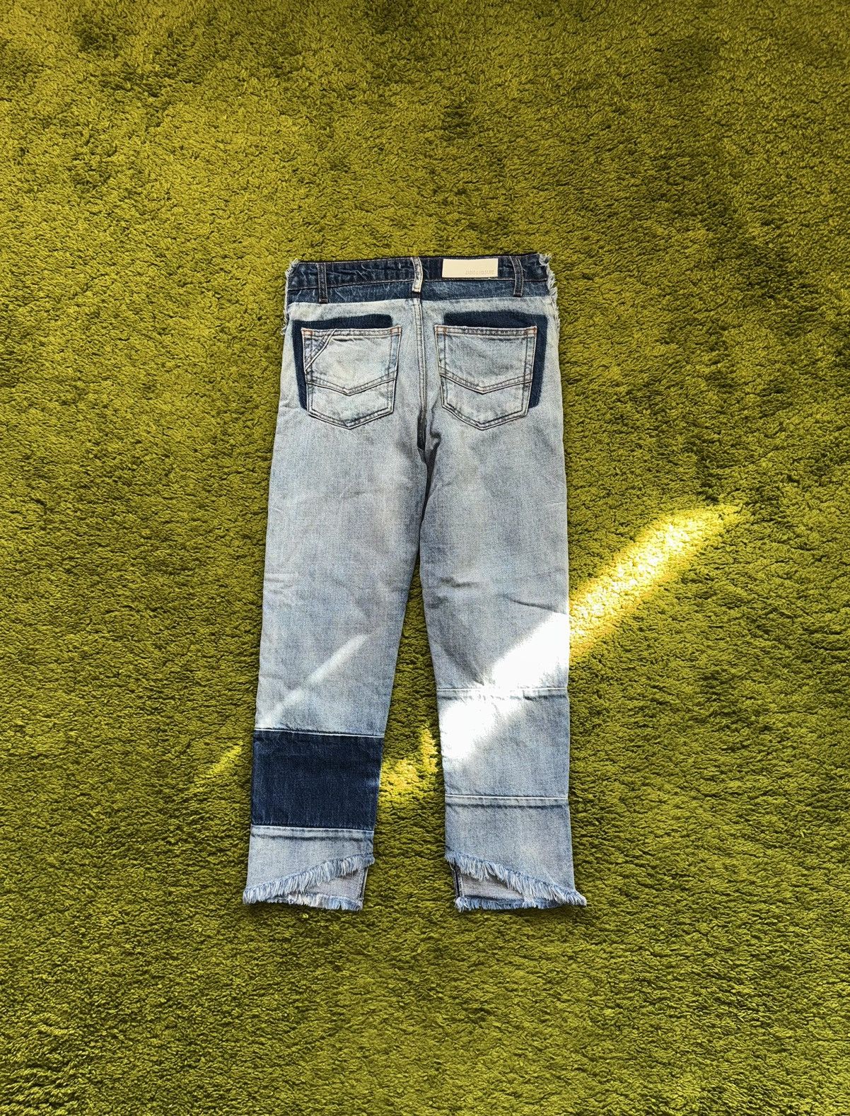 Zadig & Voltaire Zadig & Voltaire avant garde patchwork Japanese jeans denim Size 25" / US 0 / IT 36 - 2 Thumbnail