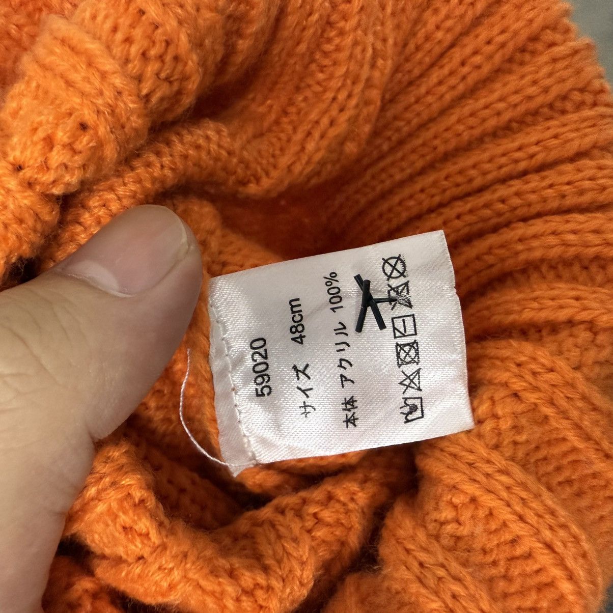 Japanese Brand Unknown Bunny Ear Beanie Inspired cdg Size ONE SIZE - 5 Thumbnail