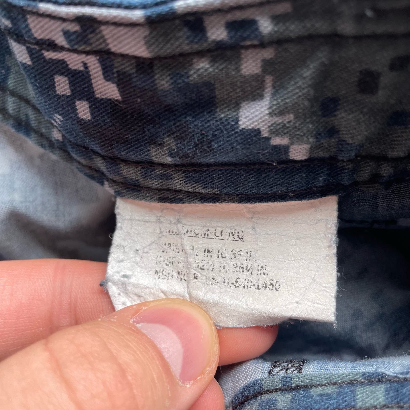 Vintage VINTAGE BLUE ARCTIC CAMO CARGO PARACHUTE PANTS SZ 28X30 Size US 28 / EU 44 - 4 Thumbnail