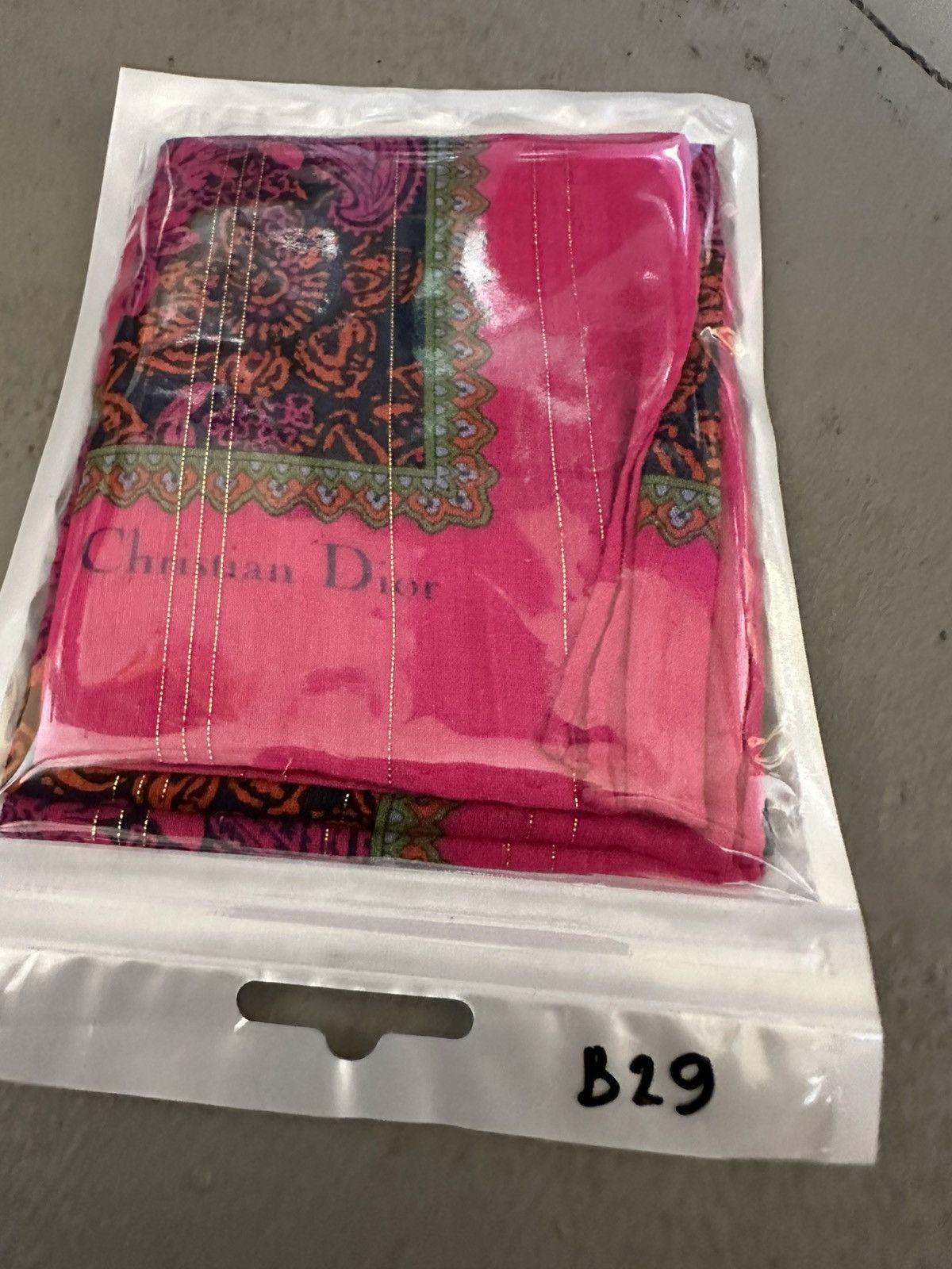Vintage Vintage Christian Dior Handkerchief/ Neckerchief/ Bandana Size ONE SIZE - 21 Thumbnail