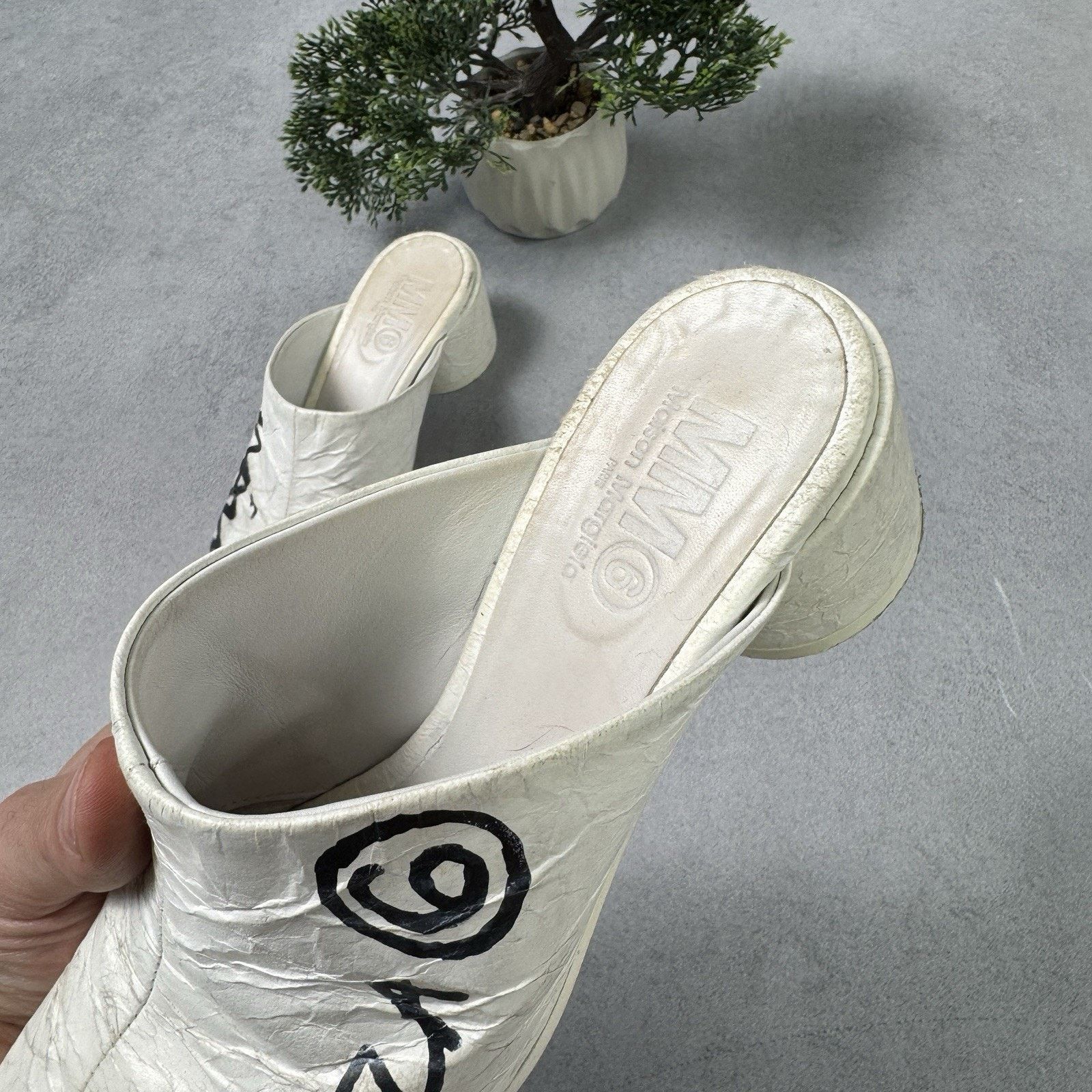 Maison Margiela Maison Margiela MM6 Mules White Size 37 Clogs US 7 Size US 7 / IT 37 - 5 Thumbnail