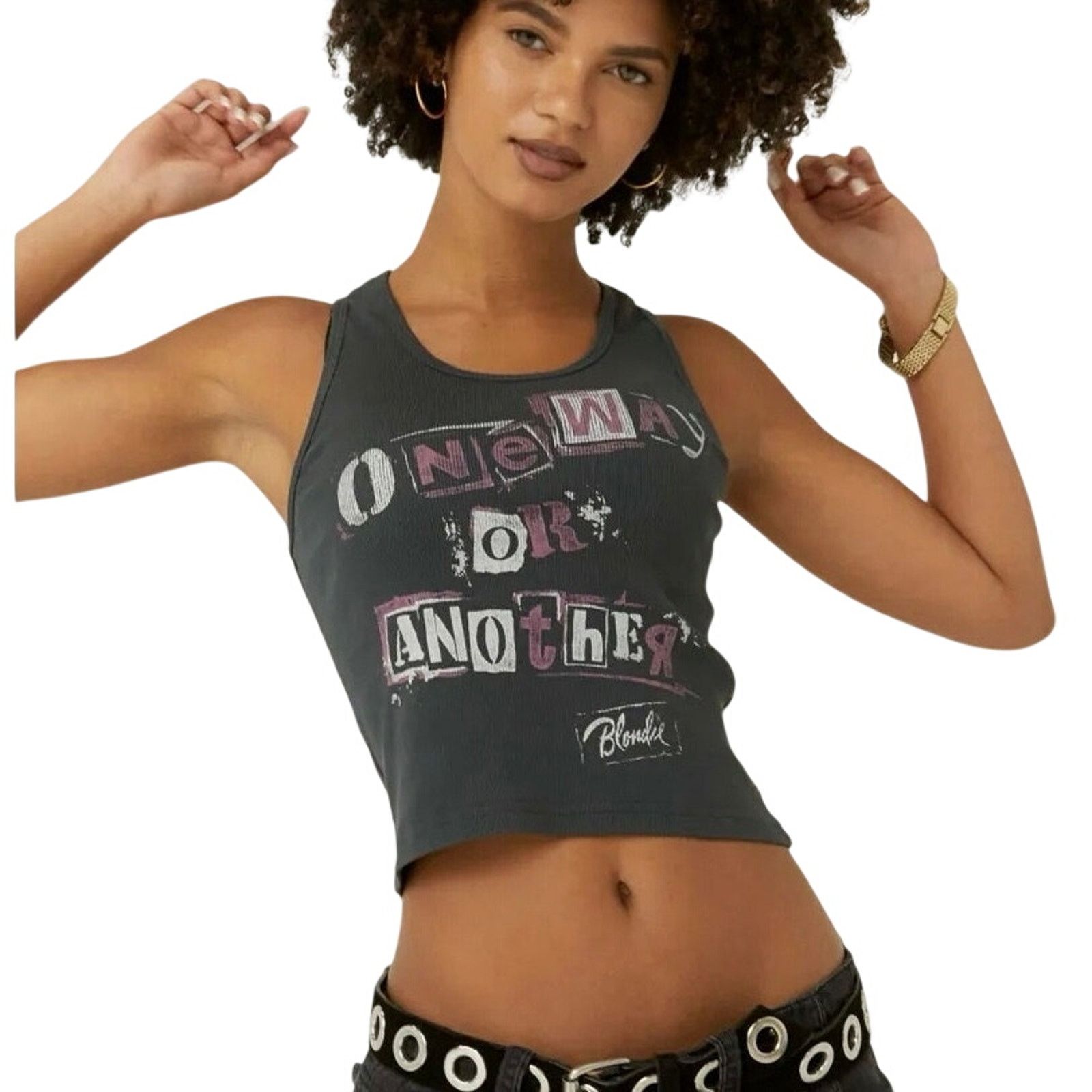 Daydreamer DAYDREAMER Blondie One Way or Another Shrunken Crop Tank XL Size XL / US 12-14 / IT 48-50 - 1 Thumbnail