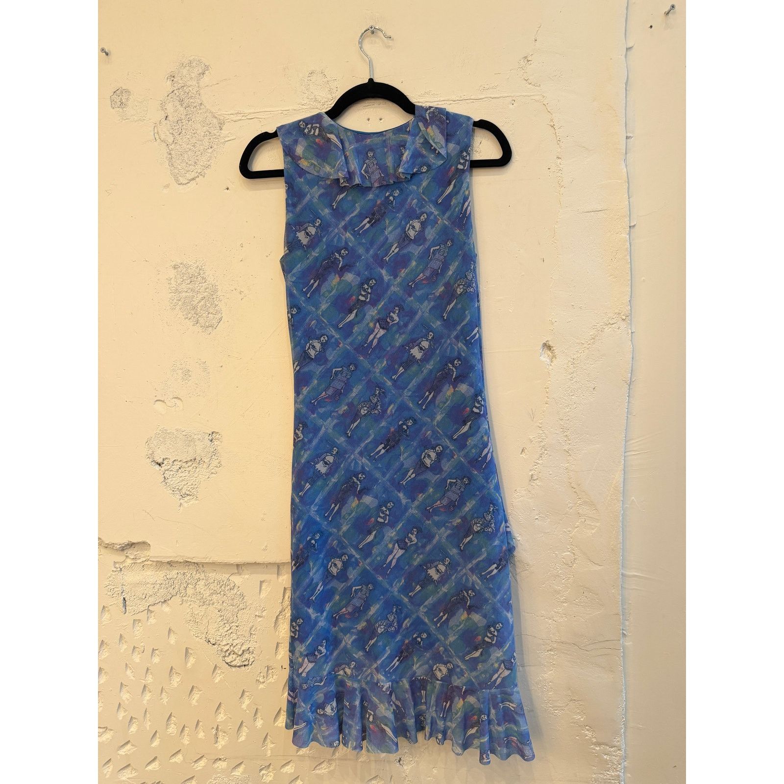 Vivienne Tam Vivienne Tam Vintage Print Ruffled Dress Size S / US 4 / IT 40 - 2 Thumbnail