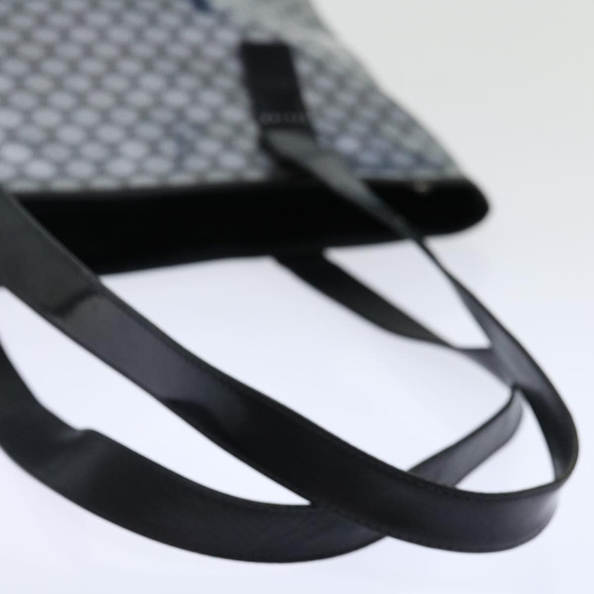 Celine CELINE Macadam Canvas Tote Bag Enamel Silver Black Size ONE SIZE - 8 Thumbnail