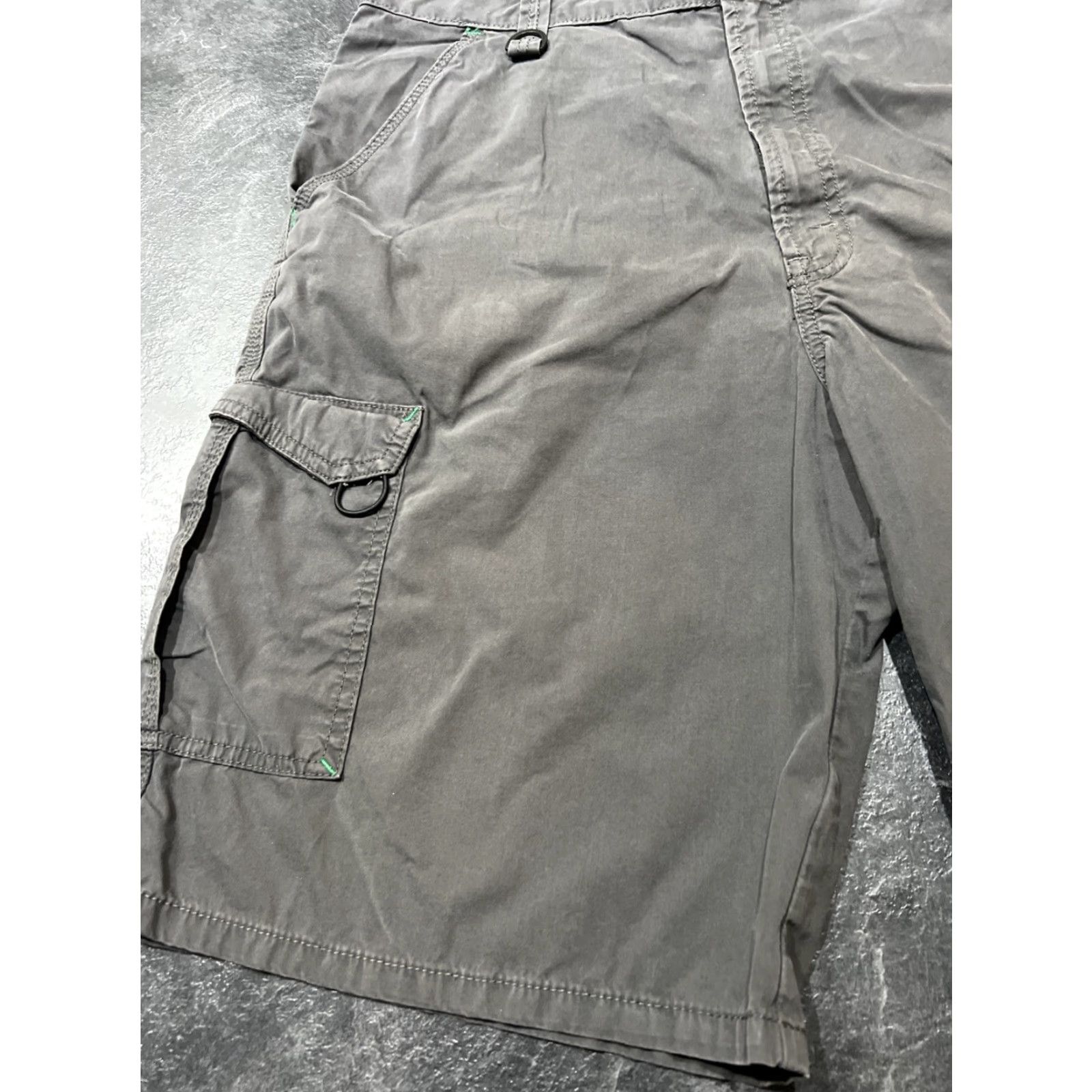Wrangler Wrangler Cargo Shorts Mens 38 Gray Performance Outdoor 10.5" Inseam Casual Travel Sports Size US 38 / EU 54 - 3 Thumbnail