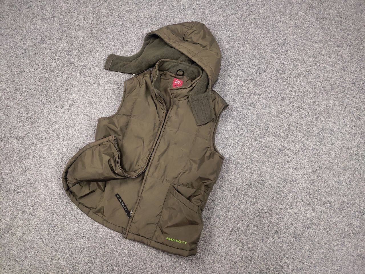 Miss Sixty Vintage Miss Sixty Y2K vest Zip up pocket hooded jacket Size L / US 10 / IT 46 - 3 Thumbnail