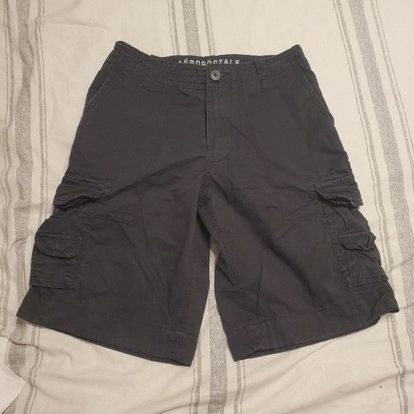 Aeropostale Aéropostale Black Distressed Casual Cargo Shorts SZ:28 Size US 28 / EU 44 - 1 Thumbnail