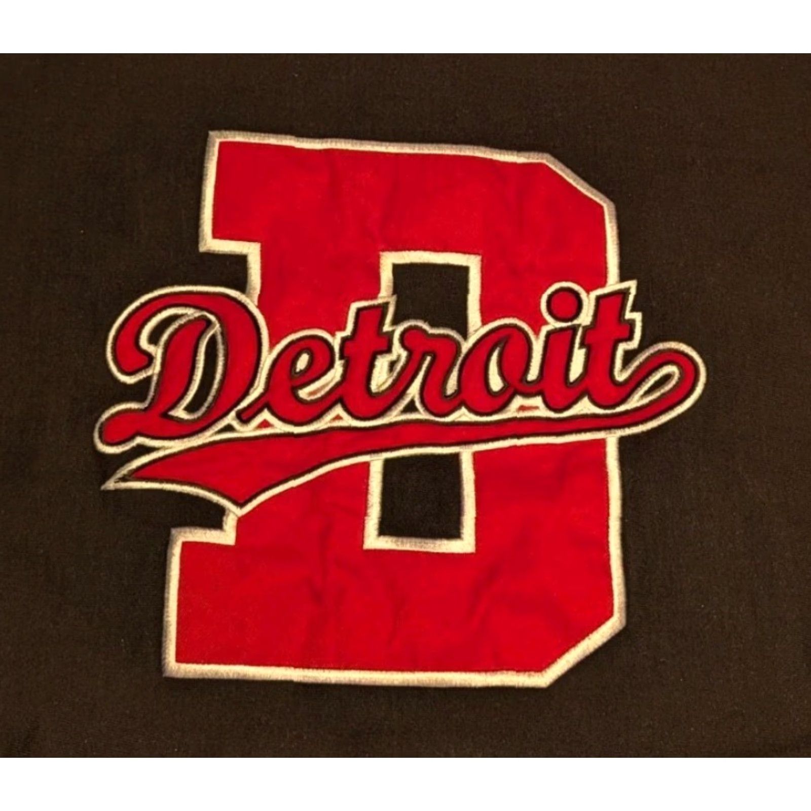 Vintage VINTAGE Steve & Barry's Detroit Crewneck Reverse Weave Sweatshirt Shirt M Black Mens 90s Detroit Team Logo Embroidered Heavyweight Pullover Size US M / EU 48-50 / 2 - 2 Thumbnail