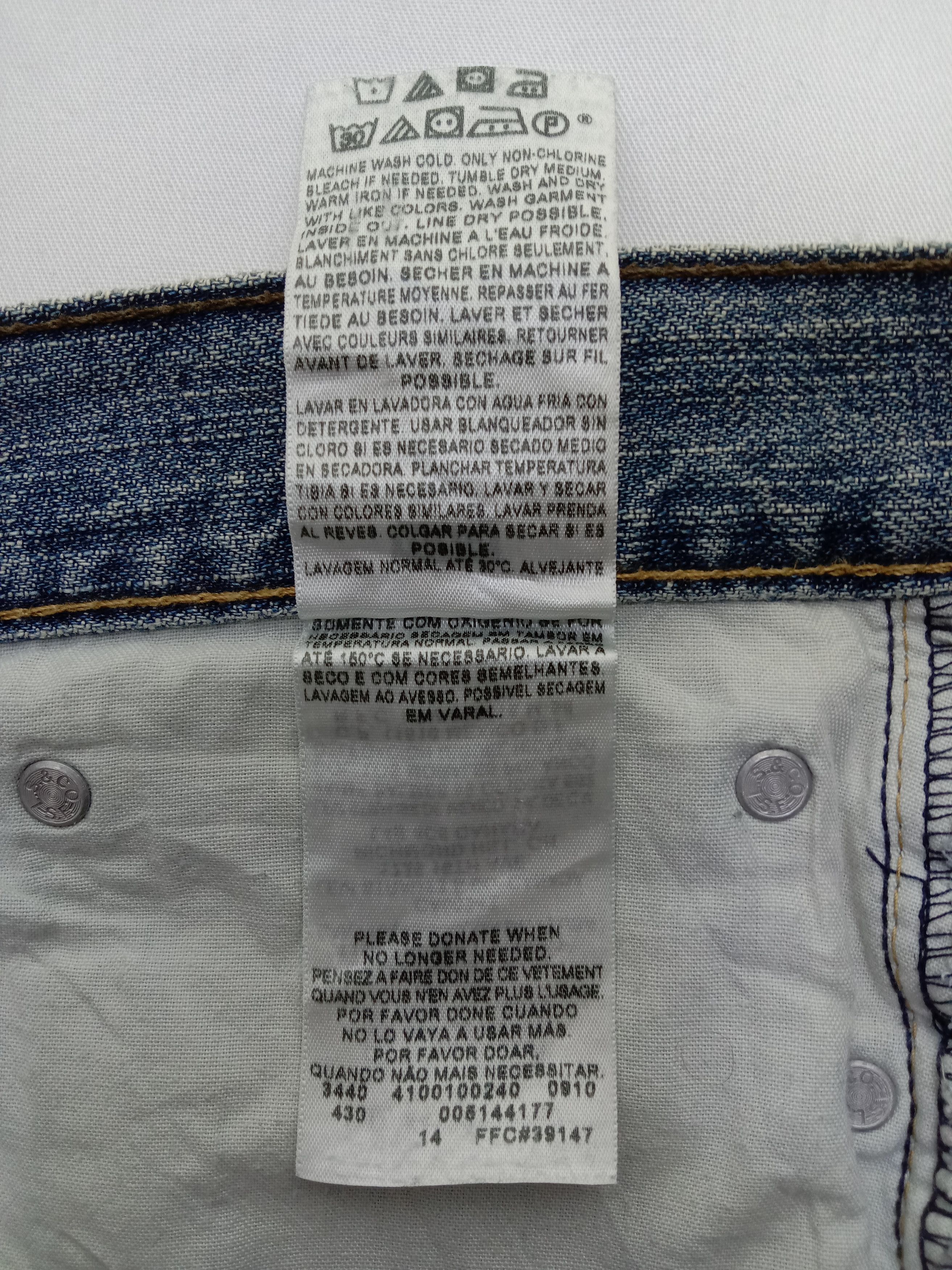 Levi's Vintage Levi's 514 Jeans Blue Wash Slim Straight Denim Size US 34 / EU 50 - 15 Thumbnail