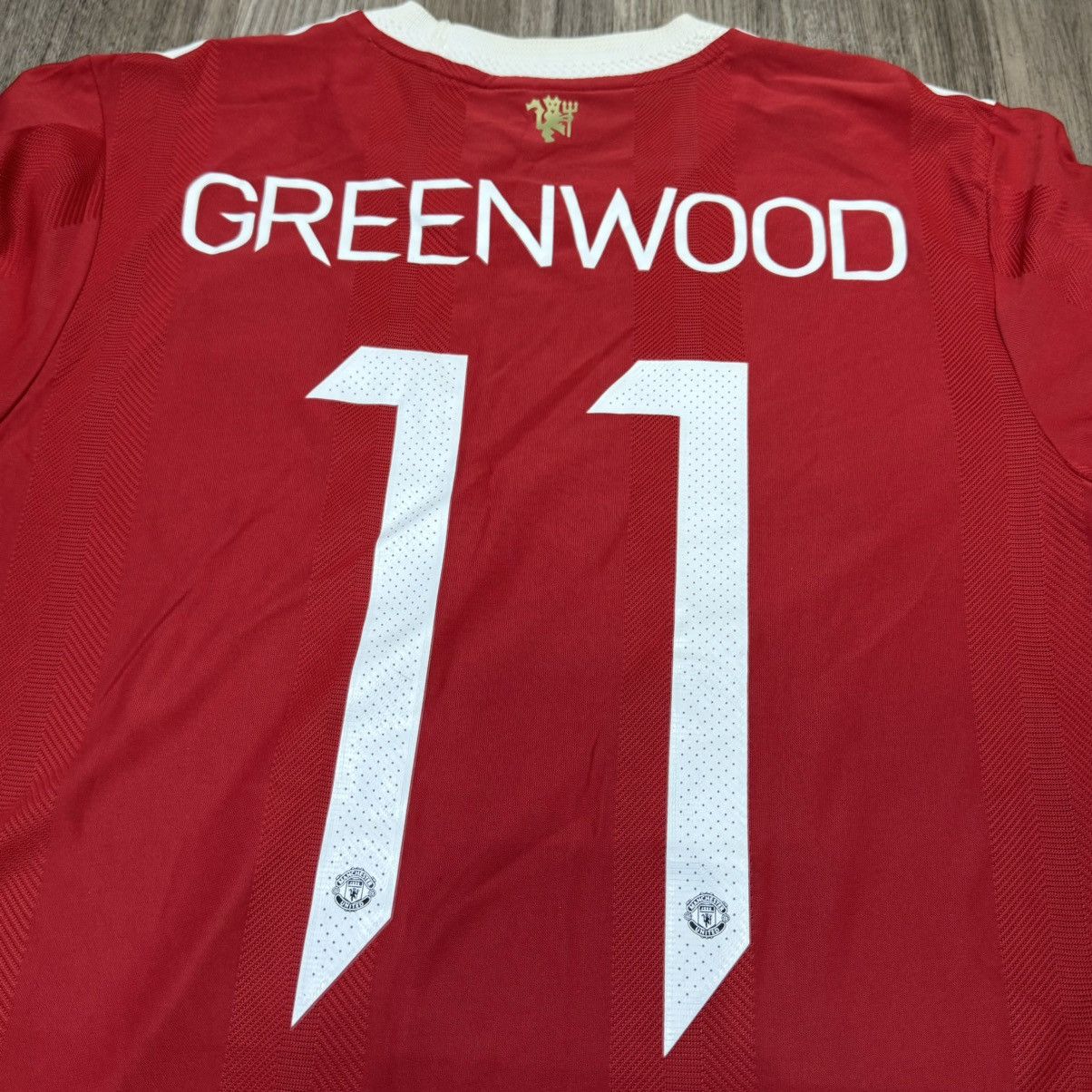 Adidas Manchester united 21/22 player issue shirt #11 greenwood Size US M / EU 48-50 / 2 - 4 Thumbnail