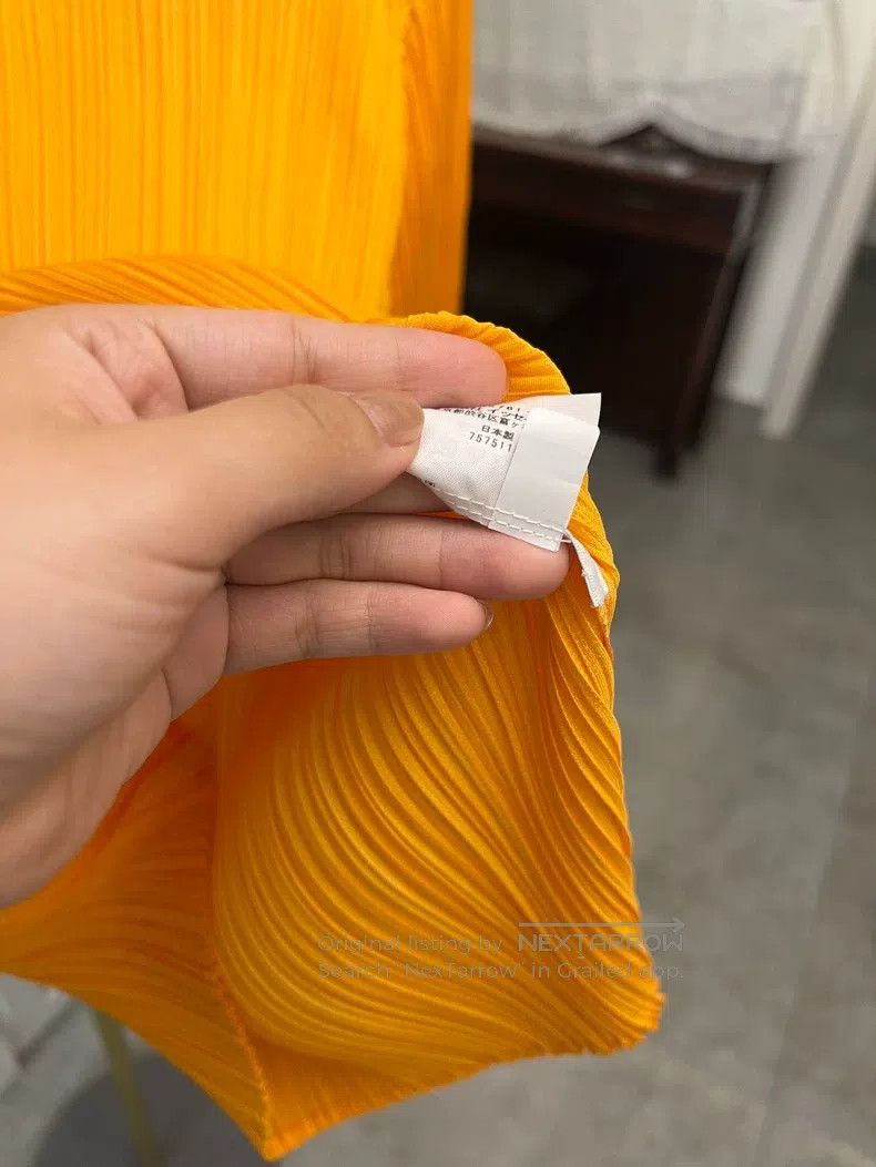 Issey Miyake Issey Miyake Orange Long Sleeve Base Layer Size L / US 10 / IT 46 - 4 Thumbnail