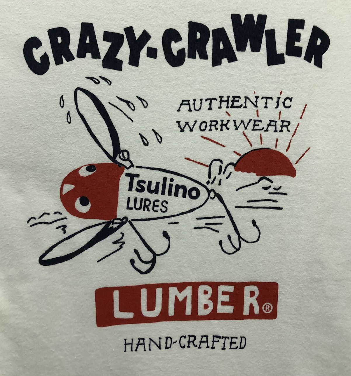 Vintage Vintage 2011 Lumber Tsulino Crazy-Crawler T-Shirt Size US L / EU 52-54 / 3 - 3 Thumbnail