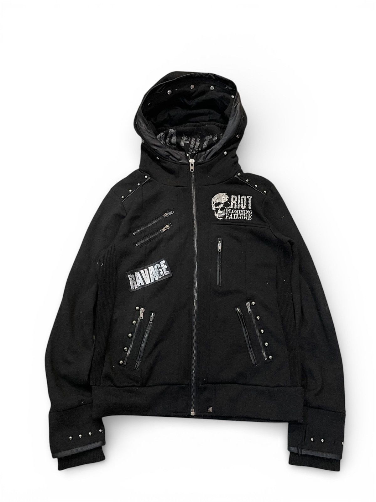 14th Addiction SexPot Revenge Hoodie Studded With Mask Punk Styled Size US L / EU 52-54 / 3 - 2 Thumbnail