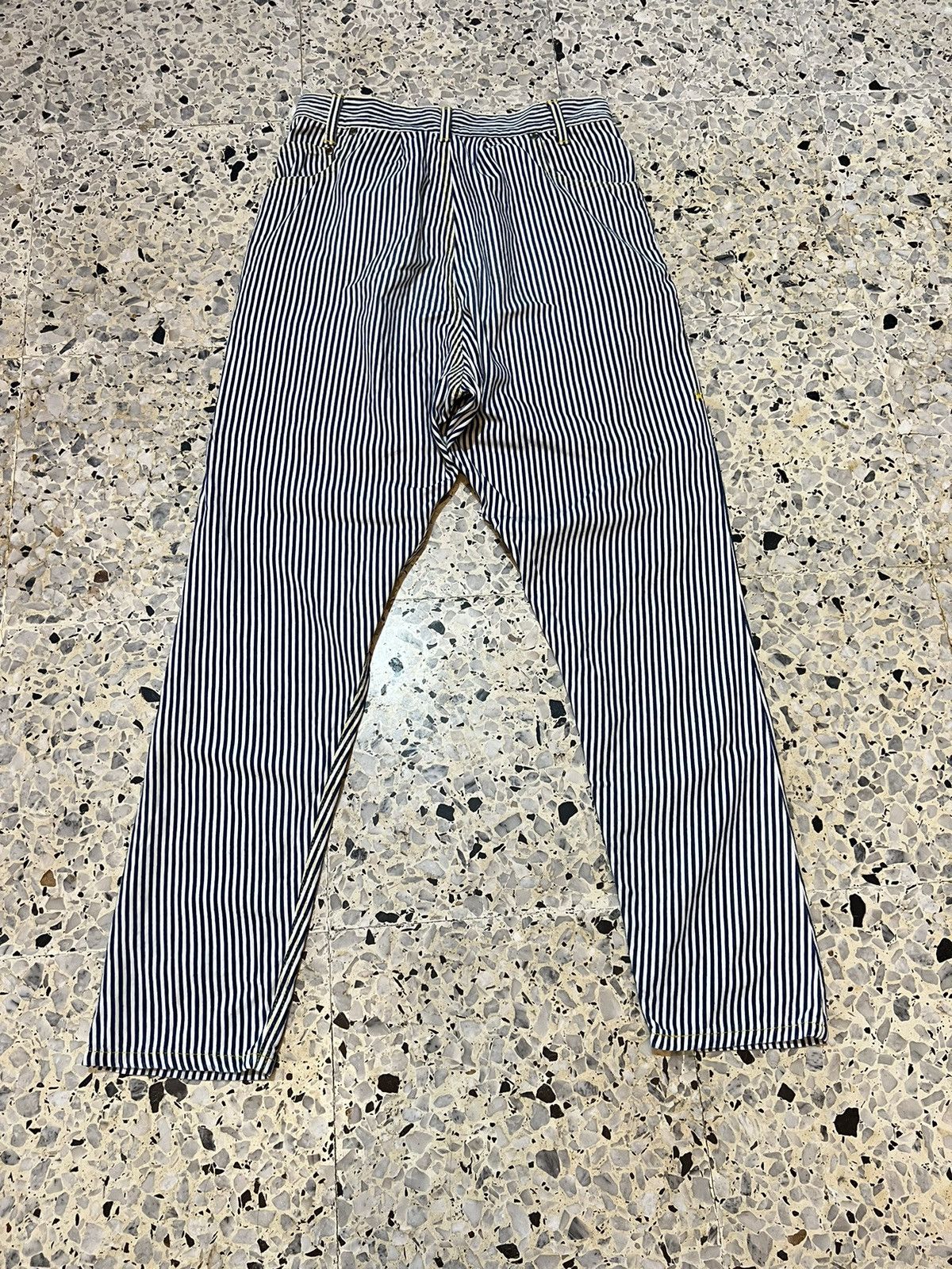 Designer × Lee × mercibeaucoup MERCIBEAUCOUP x LEE STRIPED PANTS Size 29" - 6 Thumbnail