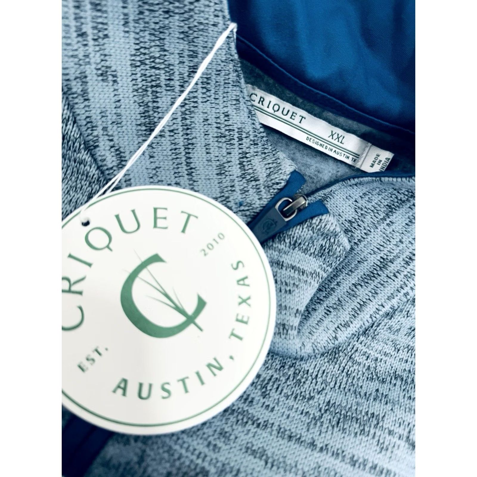 Logo 7 CRIQUET Austin - NEW w TAG - Fleece Full Zip Embroidered Logo XXL Jacket Mens) Size US XXL / EU 58 / 5 - 4 Thumbnail