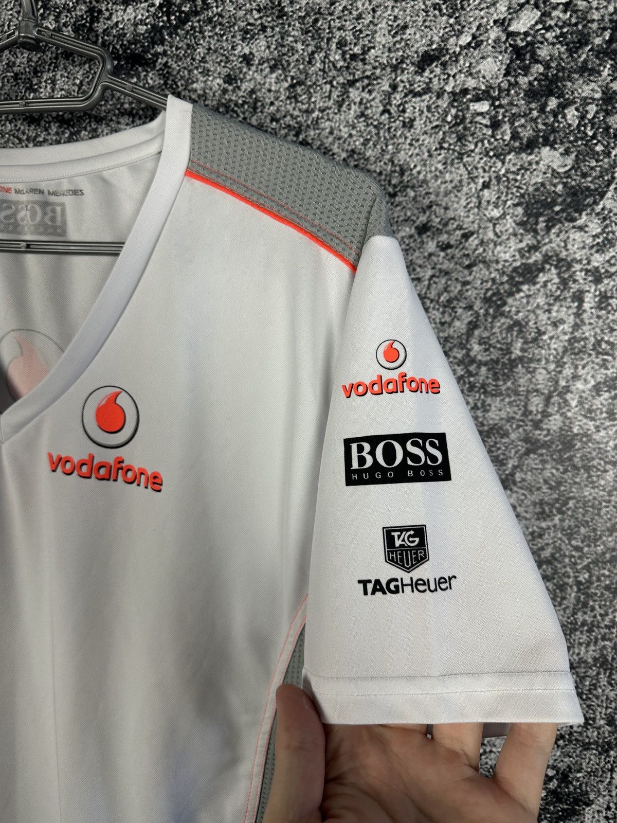 Formula 1 Vodafone Mclaren Mercedes Benz Racing F1 Tee Button Size XL Size XL / US 12-14 / IT 48-50 - 6 Thumbnail