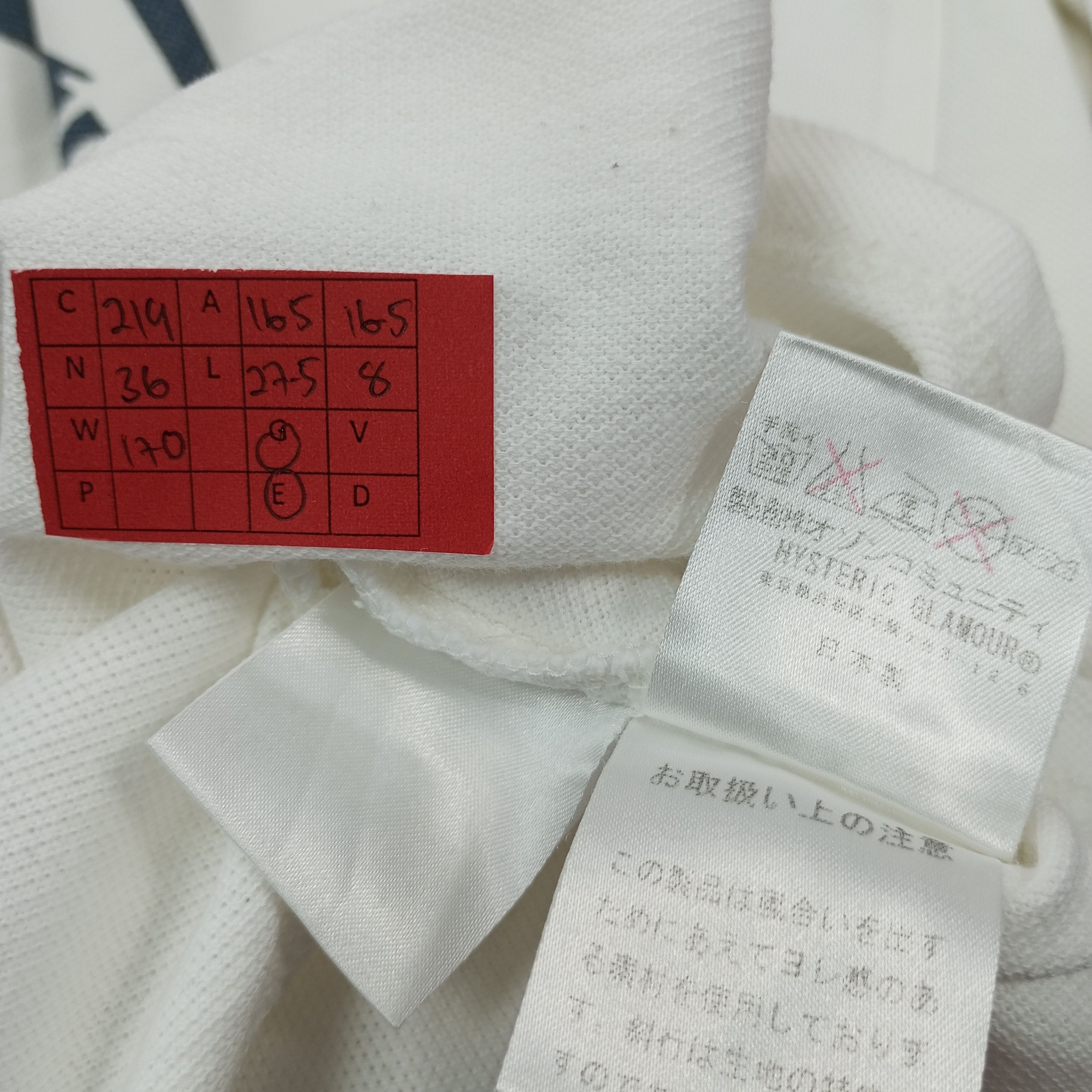 Hysteric Glamour × Japanese Brand × Vintage Hysteric Glamour Japanese Brand Polos c219n36 Size US XS / EU 42 / 0 - 8 Thumbnail