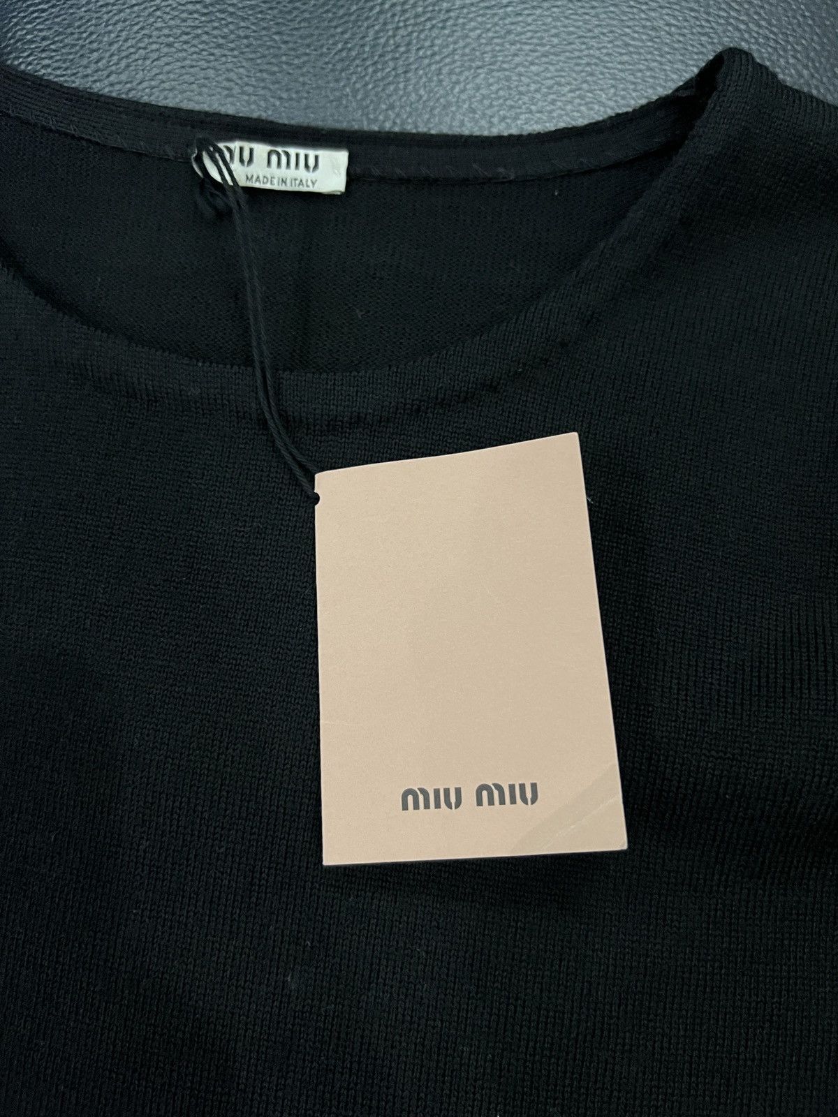Miu Miu Miu Miu 2007 Puff Sleeve Knit Sweater Size M / US 6-8 / IT 42-44 - 12 Thumbnail