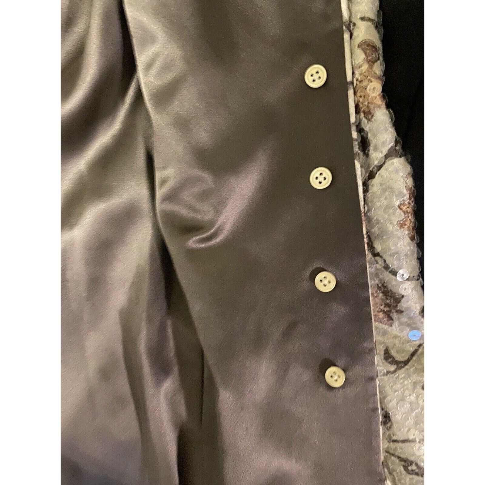 Other $5000 New Peggy Jennings 10 12 Bespoke Skirt Suit Silk Forma Size L / US 10 / IT 46 - 7 Thumbnail