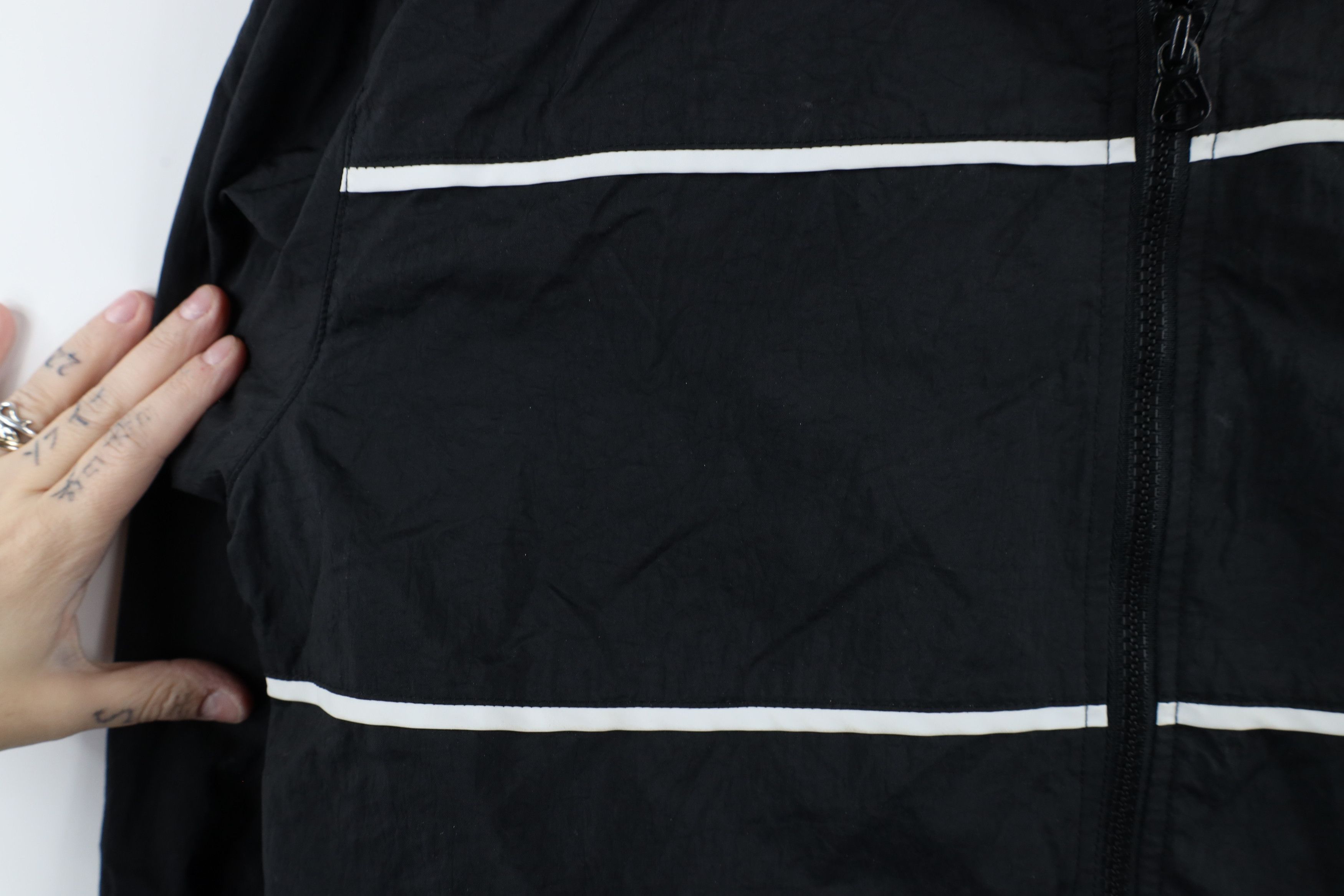 Adidas × Vintage Vintage Adidas Striped Lined Full Zip Windbreaker Jacket Size US M / EU 48-50 / 2 - 7 Thumbnail