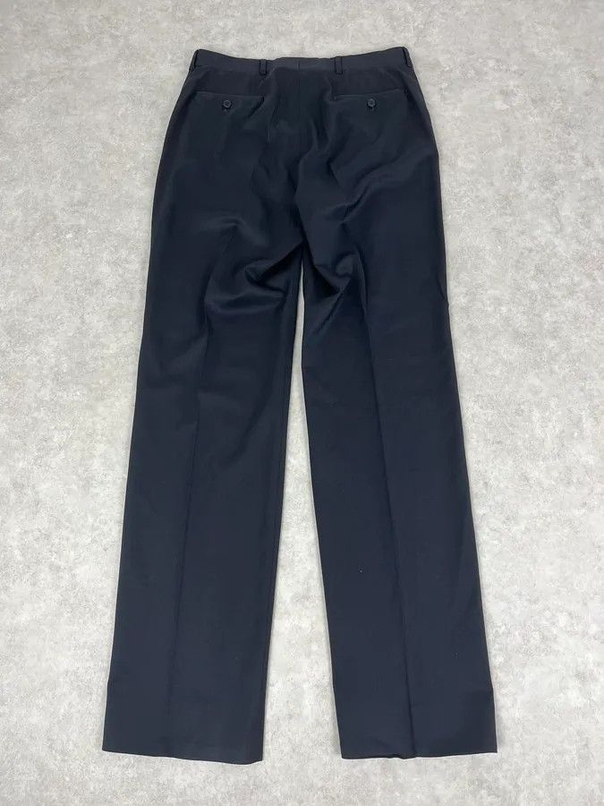 Armani Collezioni 2000s Armani Collezioni Black Classy Tailored Pants Size US 32 / EU 48 - 7 Thumbnail