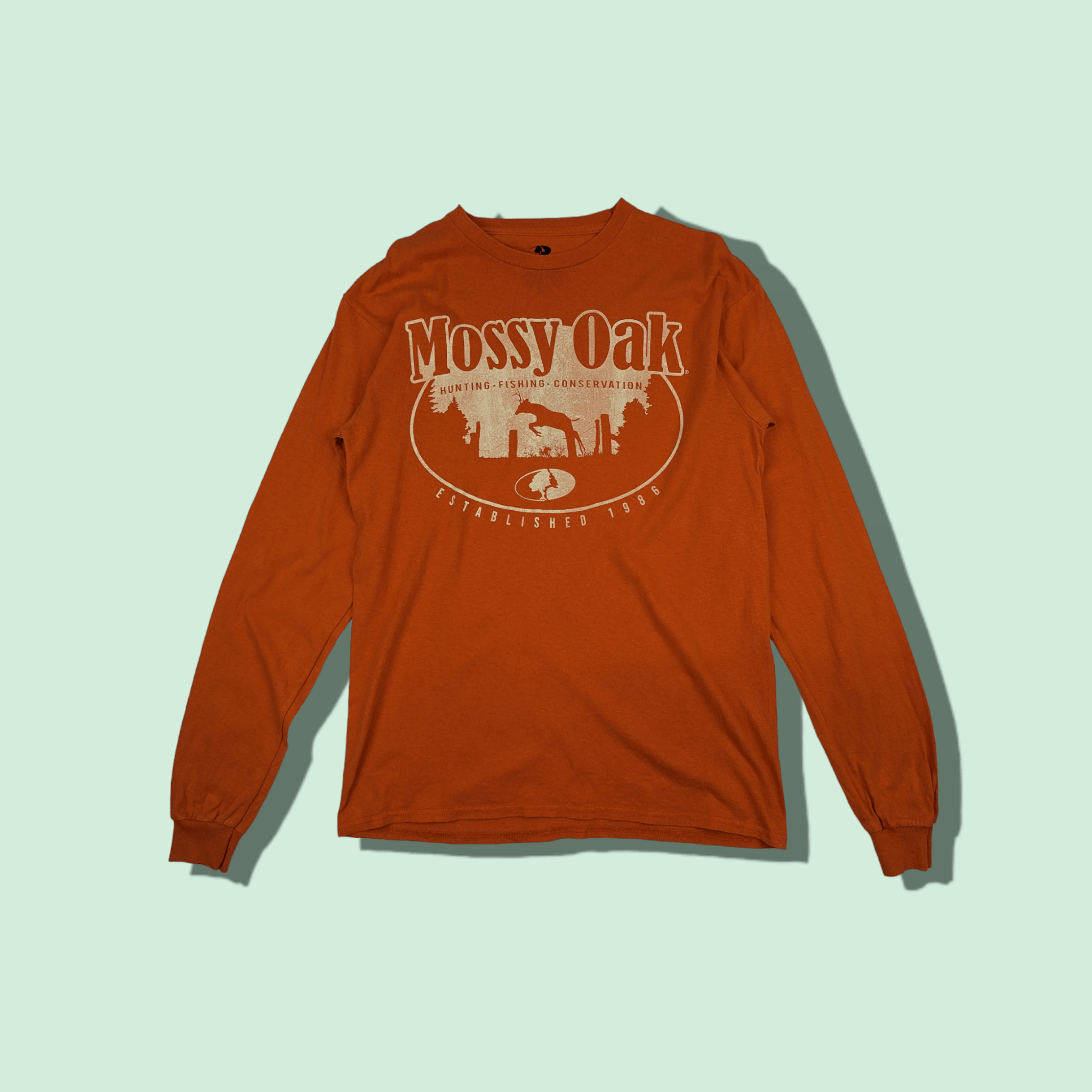 Mossy Oaks Vintage MOSSY OAK Hunting Fishing Long Sleeve T-Shirt Size US M / EU 48-50 / 2 - 1 Thumbnail