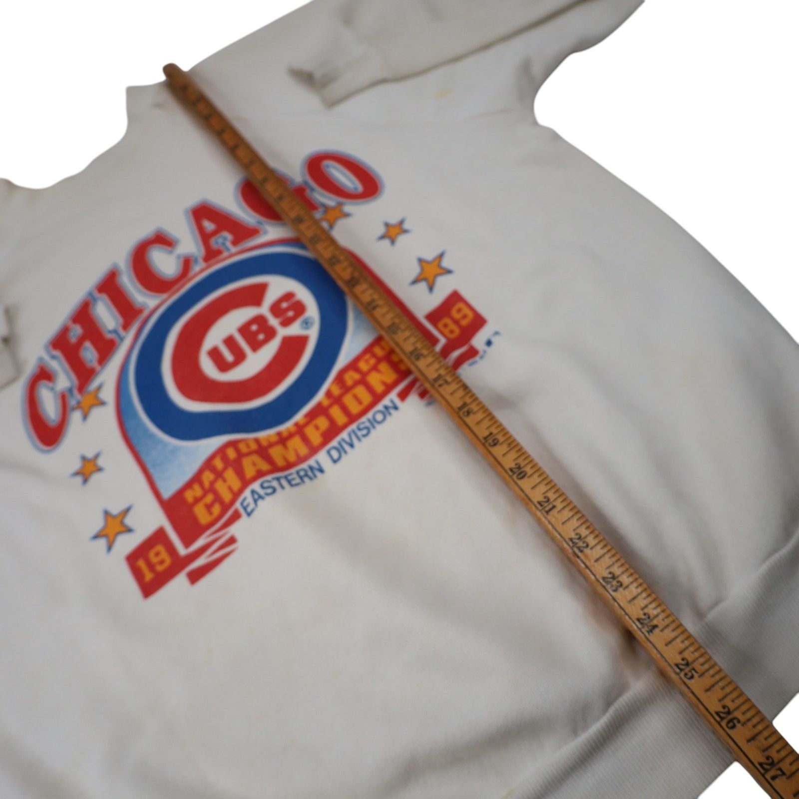 MLB × Vintage VTG 1989 Chicago Cubs National Champions Graphic Sweatshirt Size US M / EU 48-50 / 2 - 11 Thumbnail