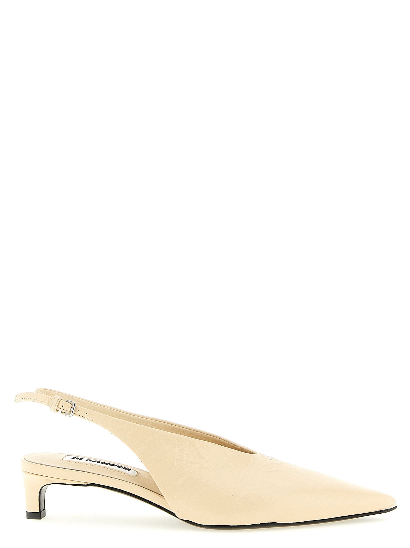 Jil Sander Leather slingback Size US 7 / IT 37 - 1 Thumbnail