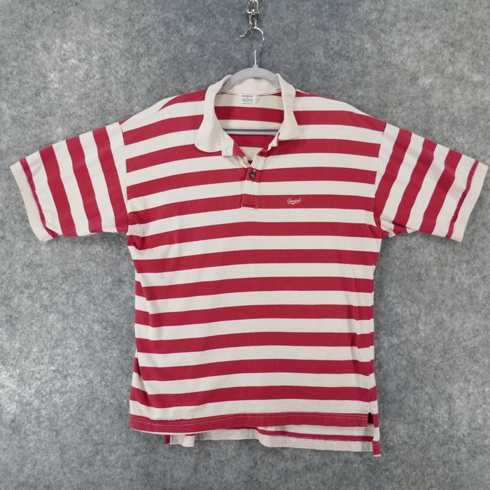 Guess best sale striped polo