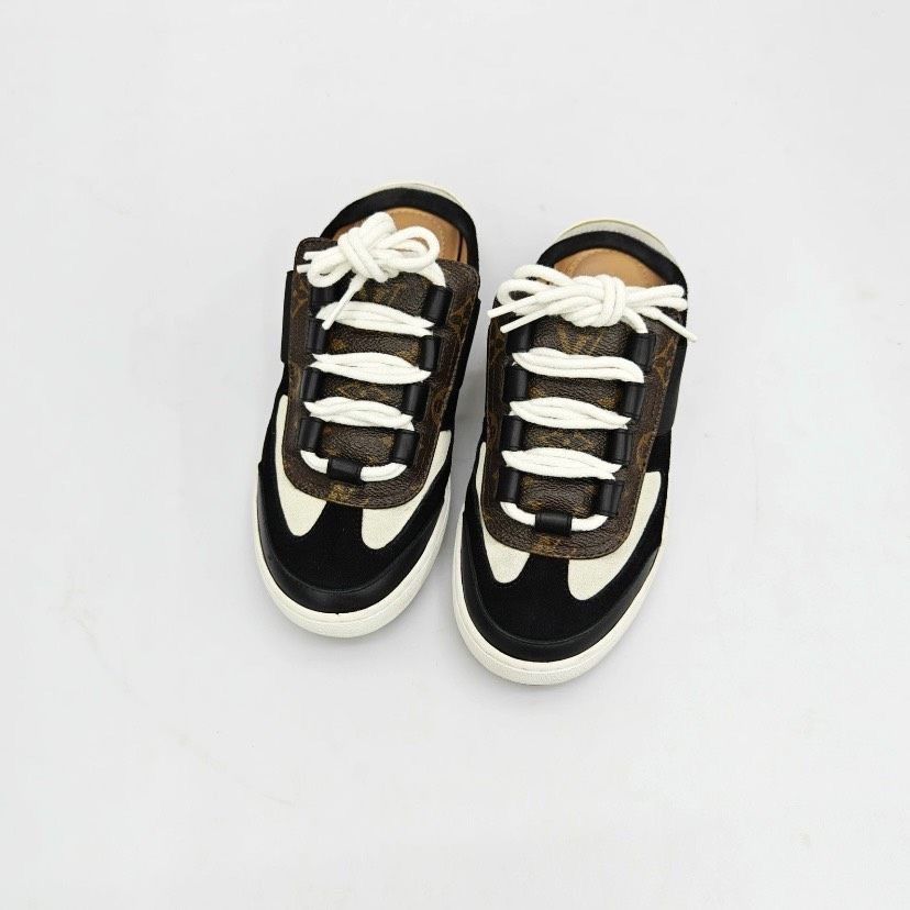 Louis Vuitton Louis Vuitton Lous Open Back Sneaker Size US 5.5 / IT 35.5 - 3 Thumbnail