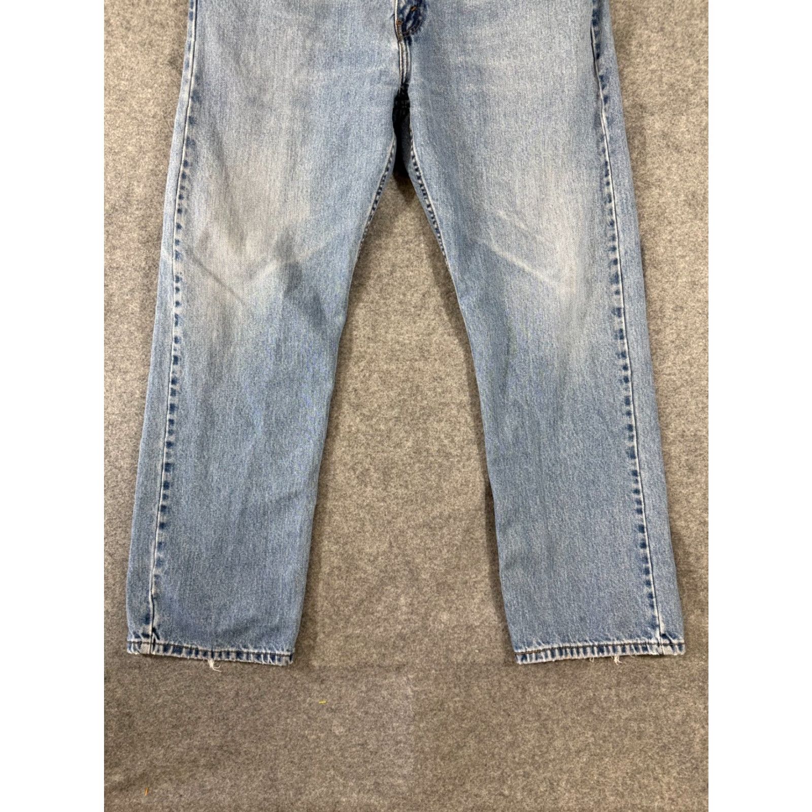 Levi's Levi's Jeans Mens 40x32 Blue Denim 236 Regular Fit Straight Leg 5-Pocket Design Pockets Size US 40 / EU 56 - 4 Thumbnail
