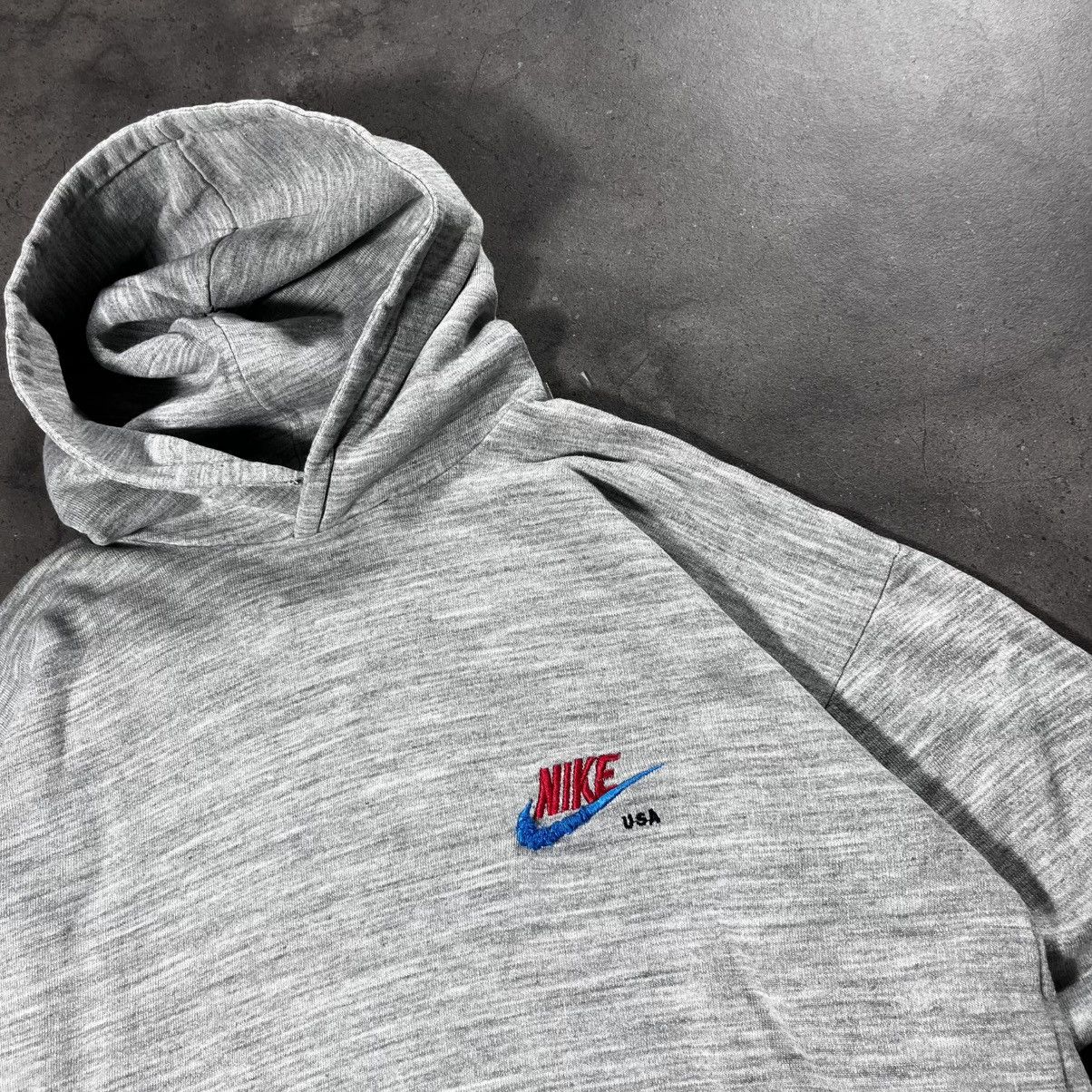 Nike Vintage 90s Nike Oregon USA Boxy Baggy Hoodie Sweatshirt Size US M / EU 48-50 / 2 - 4 Thumbnail