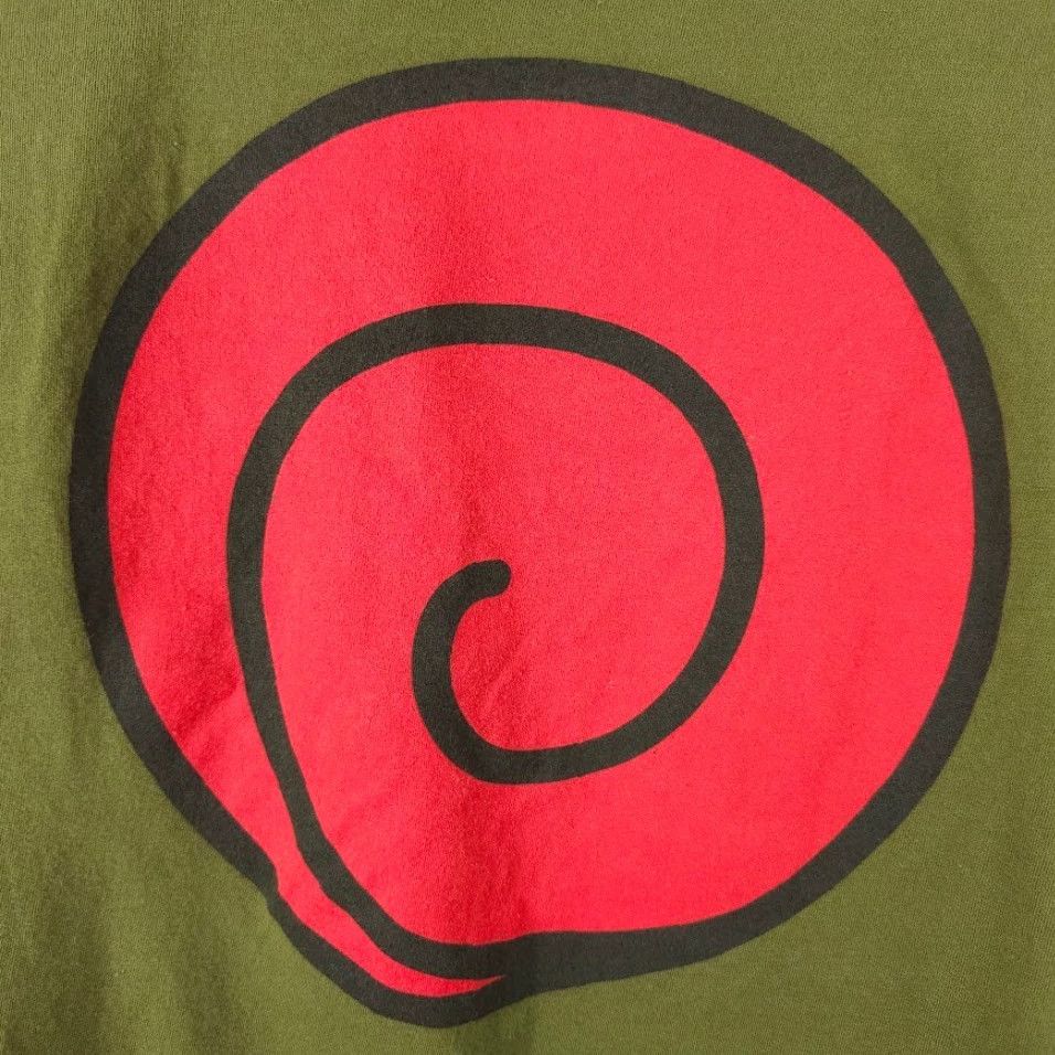 Vintage Naruto Shippuden T Shirt Mens Size Medium Green Uzumaki Clan Japanese Manga Anime Size US M / EU 48-50 / 2 - 5 Thumbnail