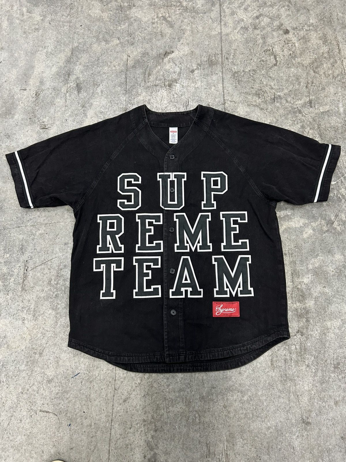 Supreme FW22 supreme baseball denim jersey Size US M / EU 48-50 / 2 - 1 Thumbnail