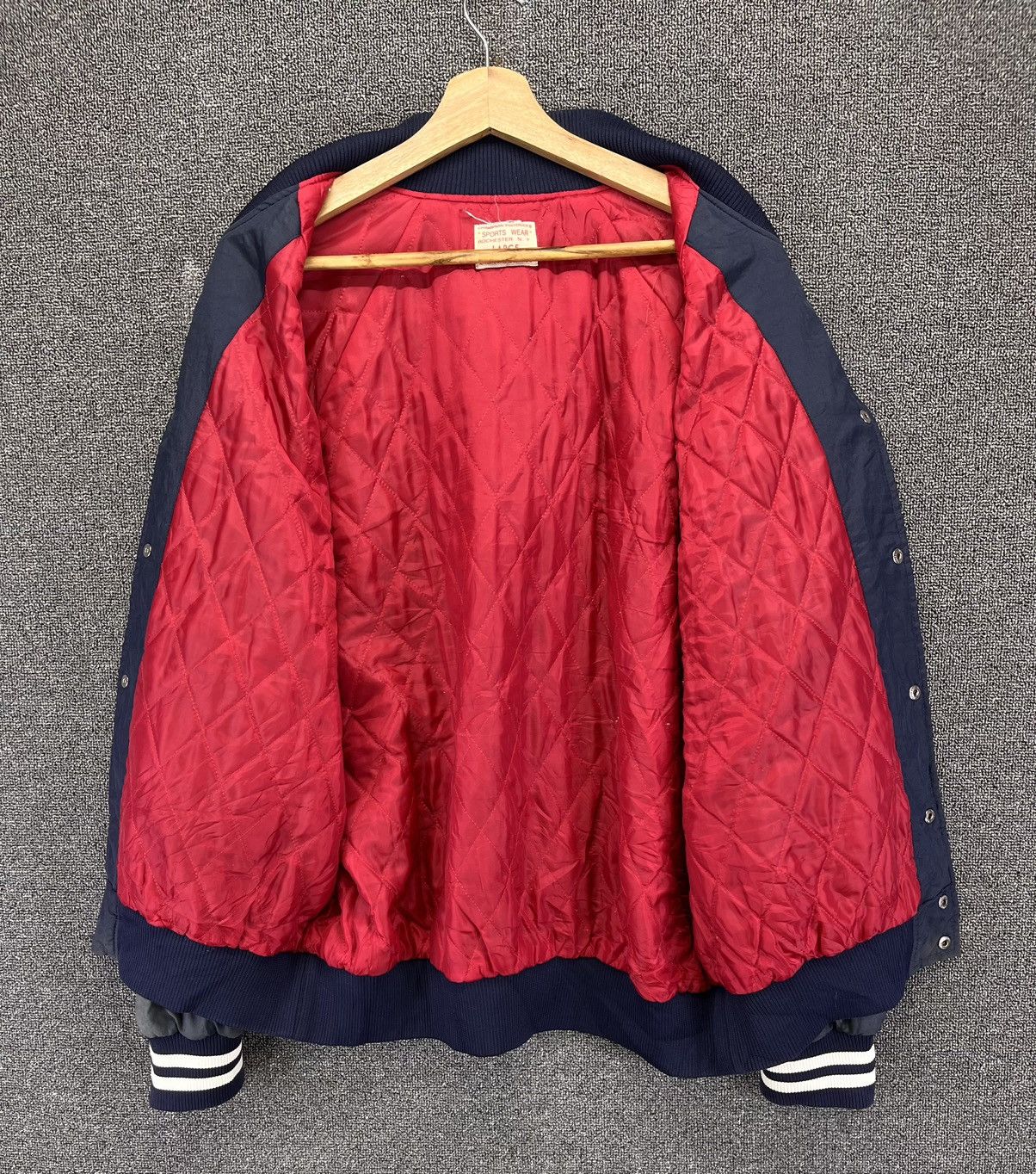 Champion Vintage Champion Rare Patchwork Trashed Varsity Jacket Size US L / EU 52-54 / 3 - 10 Thumbnail
