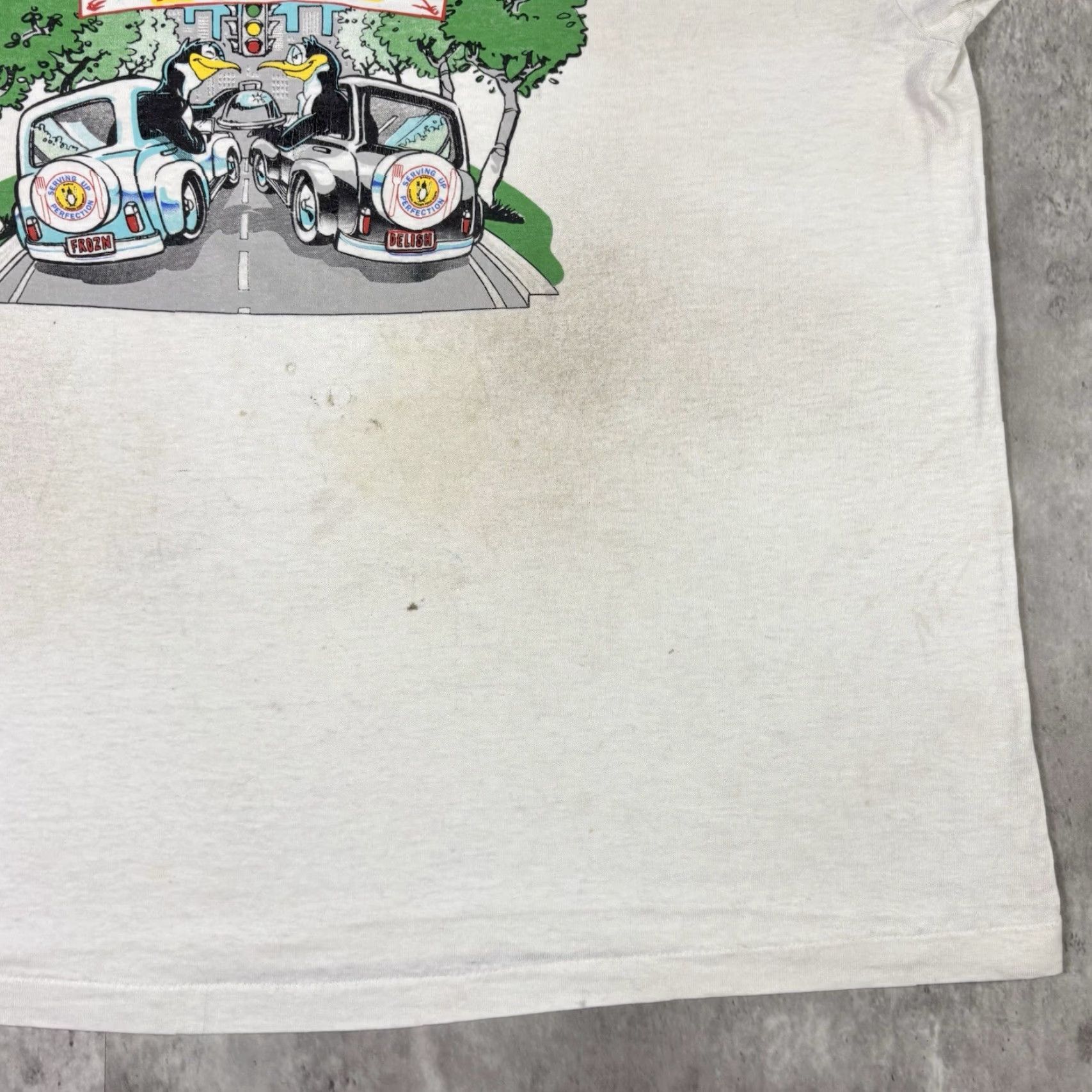 Hanes VINTAGE Hanes T-Shirt 90s Stitch White XL Mens Crew Neck Short Sleeve Size US XL / EU 56 / 4 - 4 Thumbnail