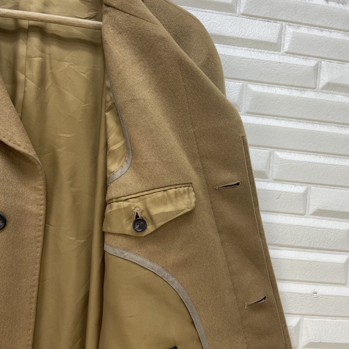 Ermenegildo Zegna Cloth by Ermenegildo Zegna Italy 100% Cashmere Long Overcoat Size US S / EU 44-46 / 1 - 9 Thumbnail