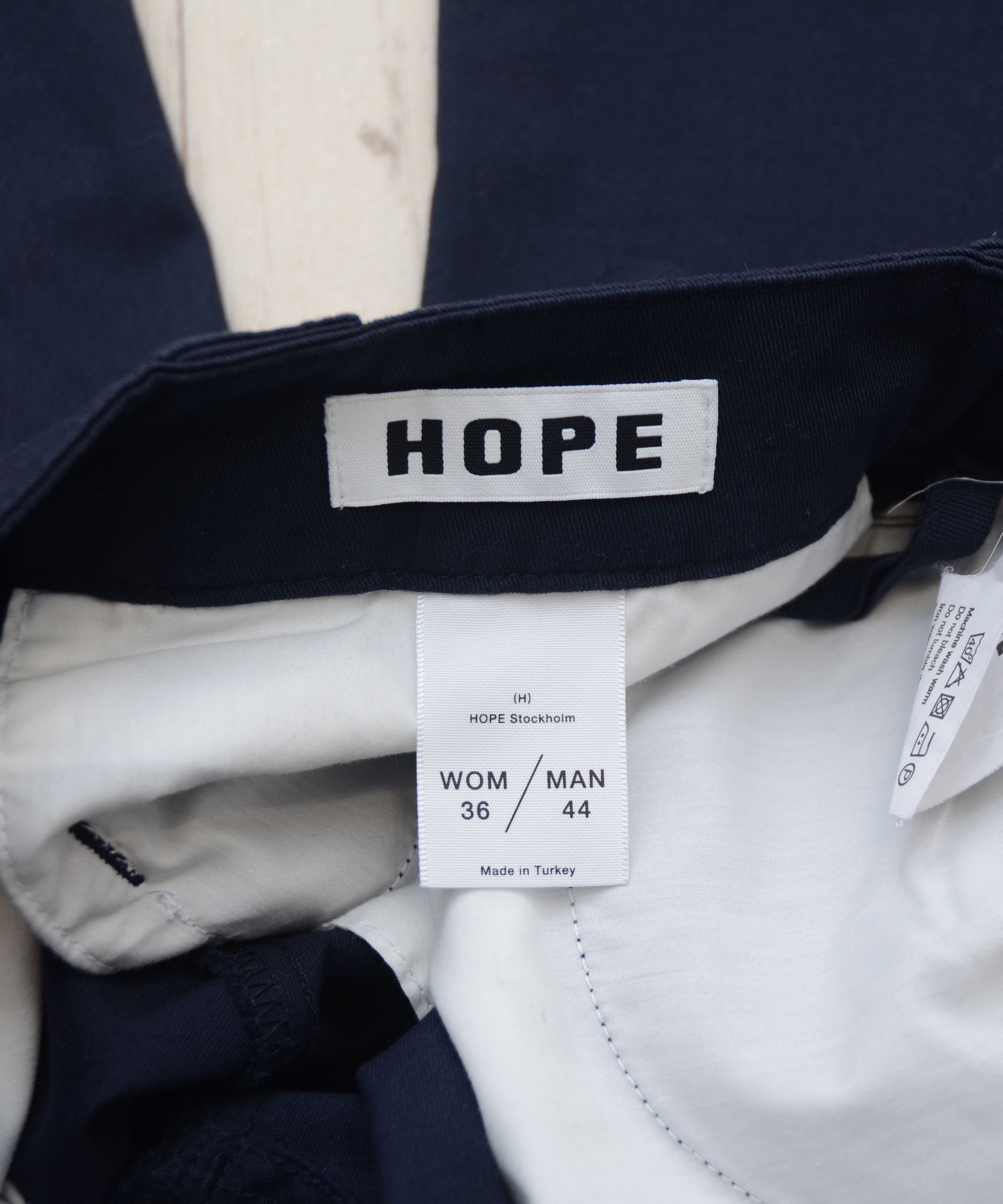 Hope HOPE Stockholm Pants Black Work Unisex Navy Rare Y2K Size US 28 / EU 44 - 7 Thumbnail