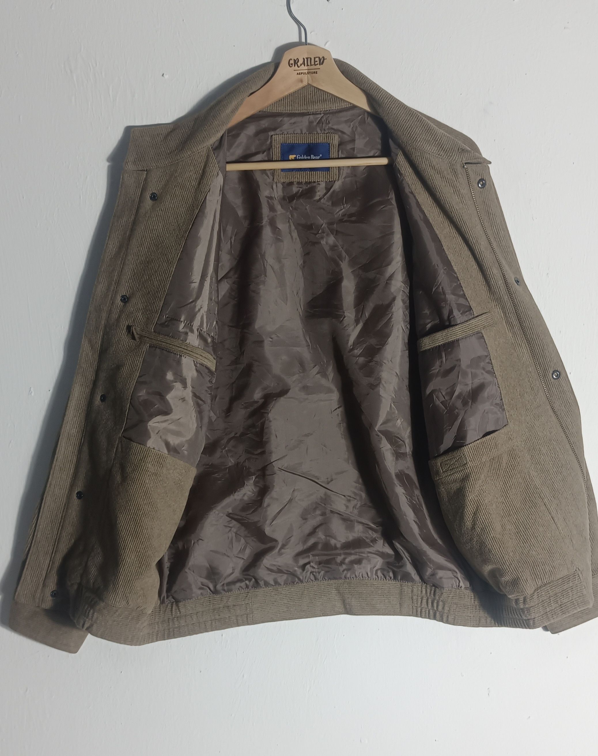 Golden Bear Vintage🔥Golden Bear Cuduroy Bomber Jacket Size US M / EU 48-50 / 2 - 3 Thumbnail