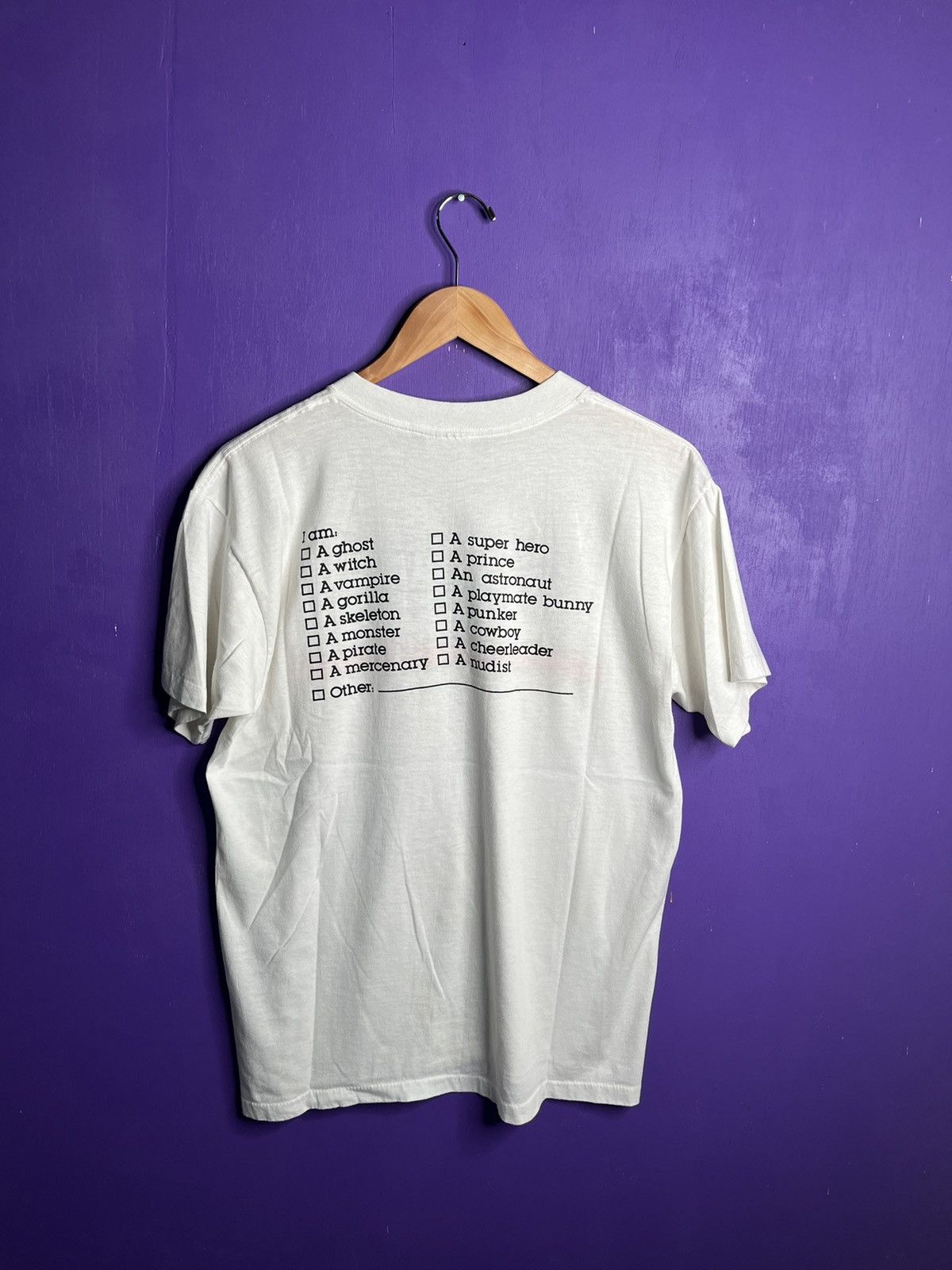 Vintage Vintage 80s This is my Halloween costume t-shirt Size US L / EU 52-54 / 3 - 2 Thumbnail