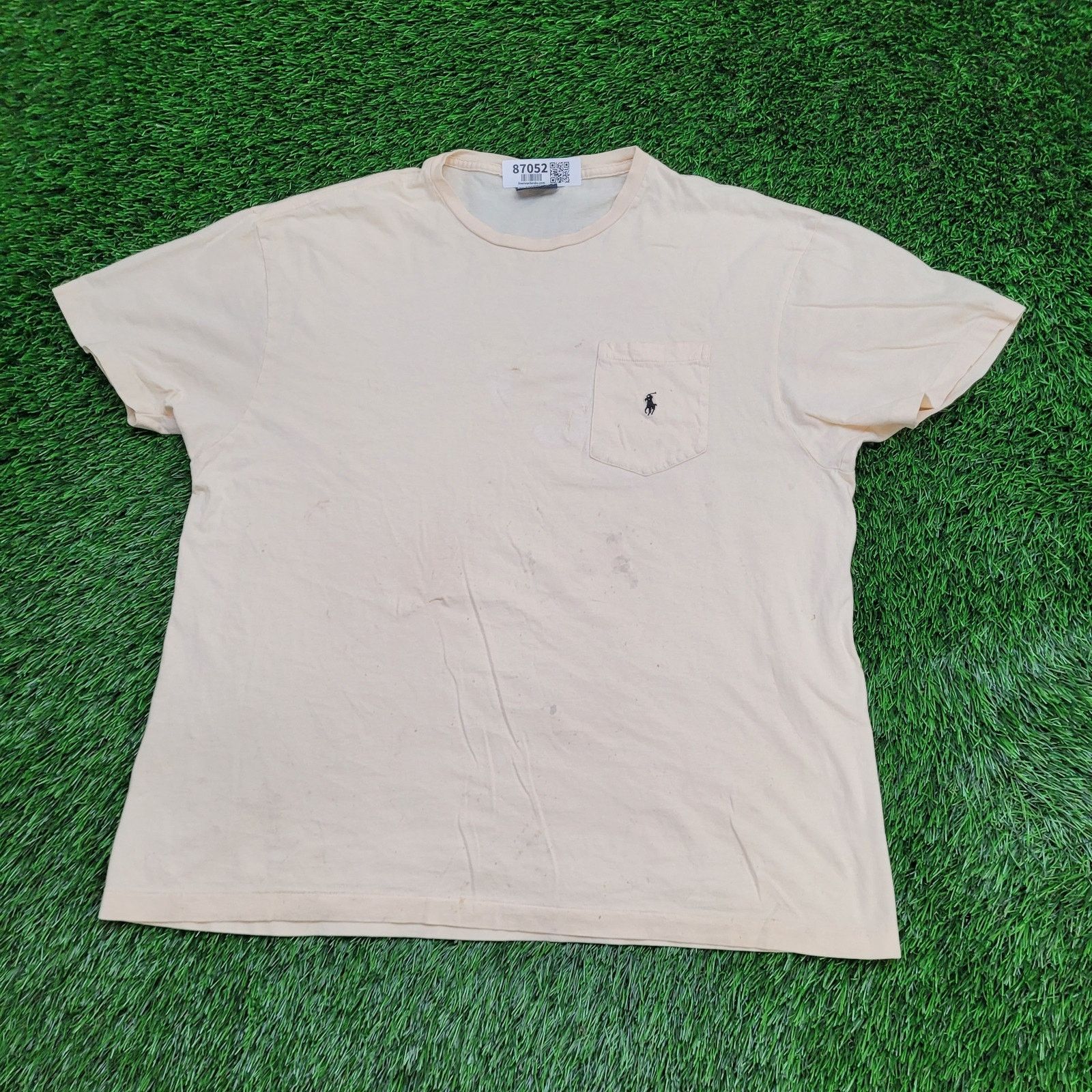 Polo Ralph Lauren Vintage POLO Ralph-Lauren Shirt Large 23x27 Peach Baggy Size US L / EU 52-54 / 3 - 1 Thumbnail