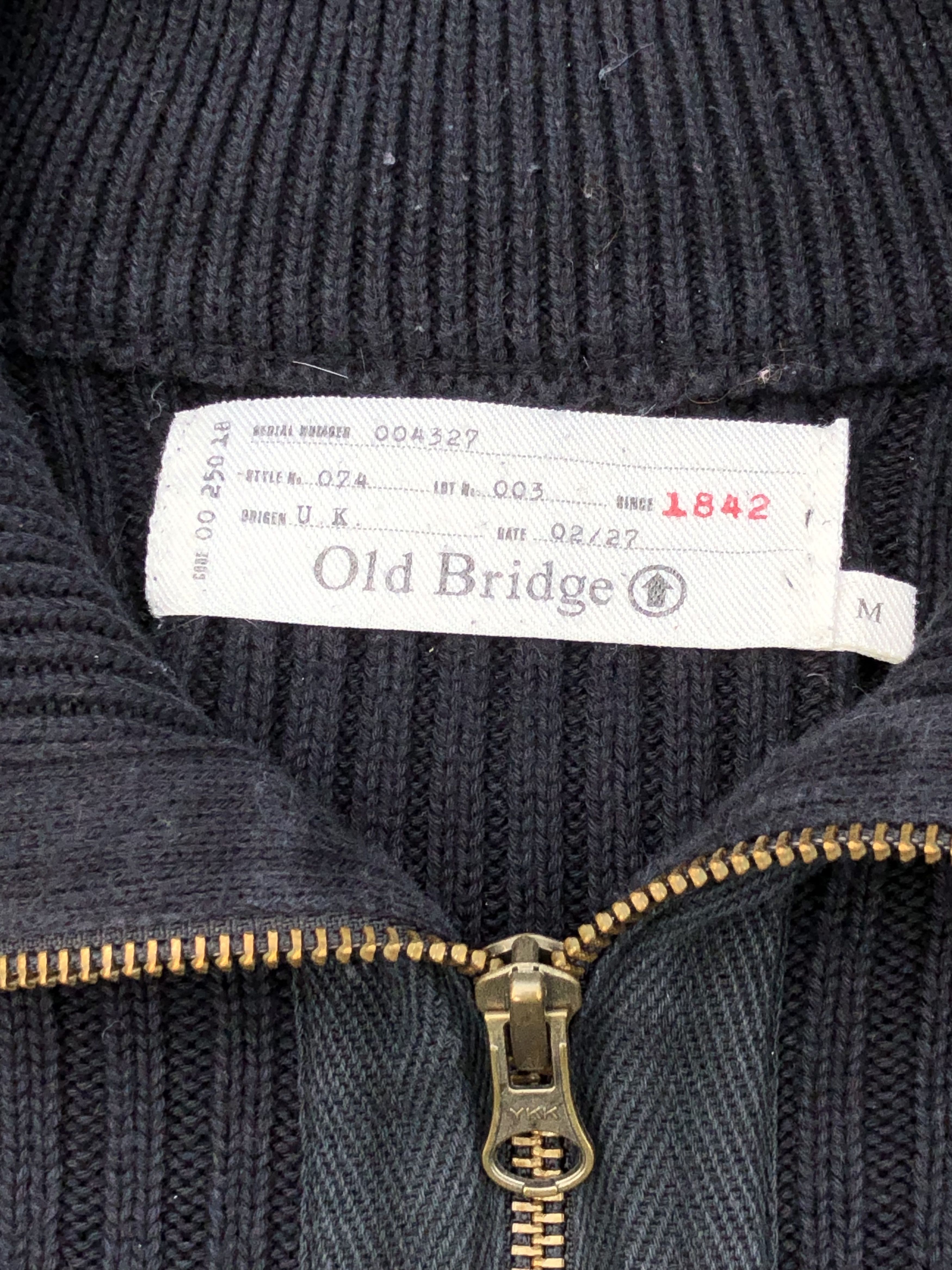 Vintage Old Bridge Y2K Vintage Zip Up Knitted Sweater Size US M / EU 48-50 / 2 - 4 Thumbnail