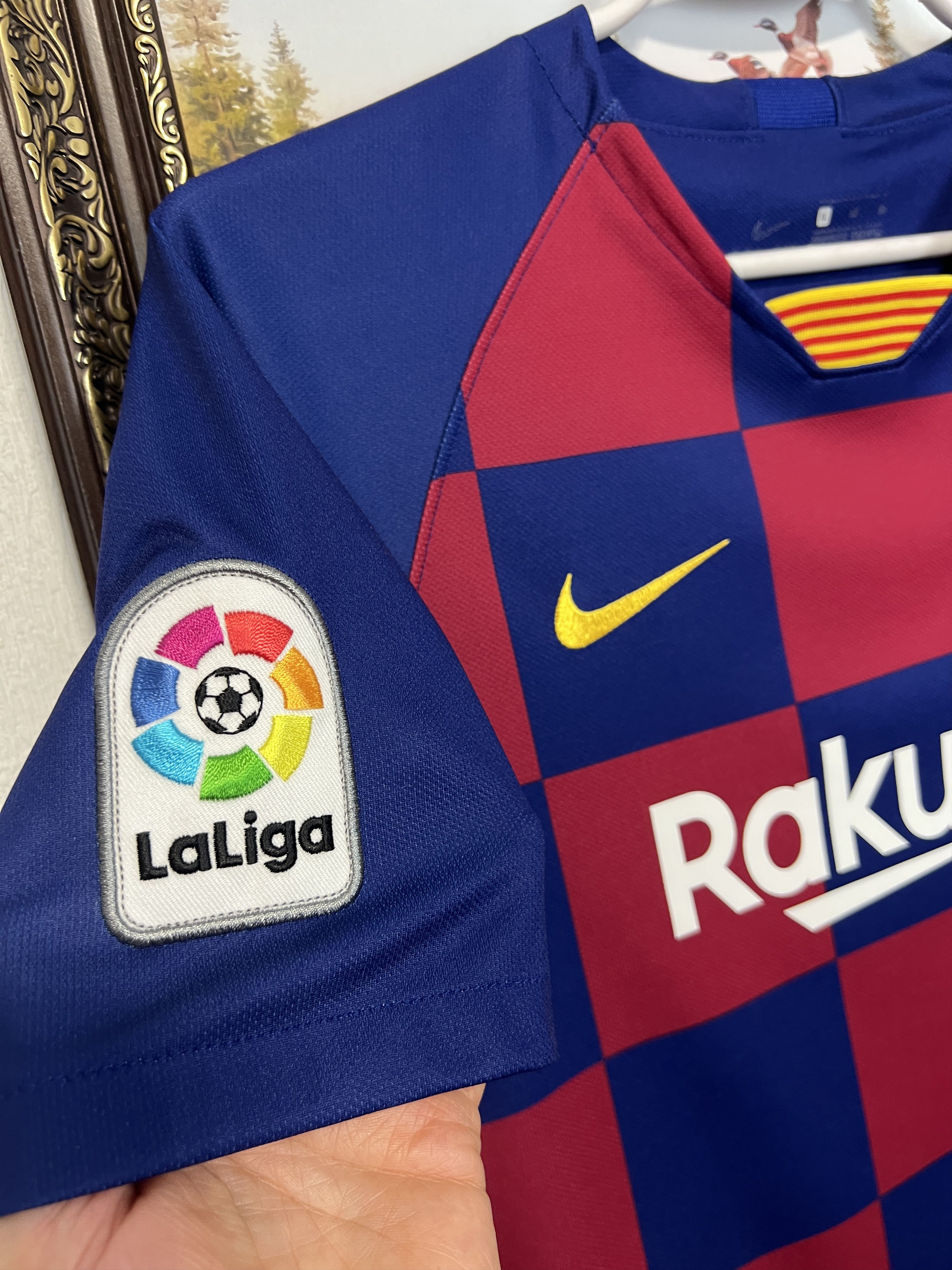 Nike Barcelona football shirt Soccer Jersey Camiseta Size Boys XL Size US XXS / EU 40 - 5 Thumbnail