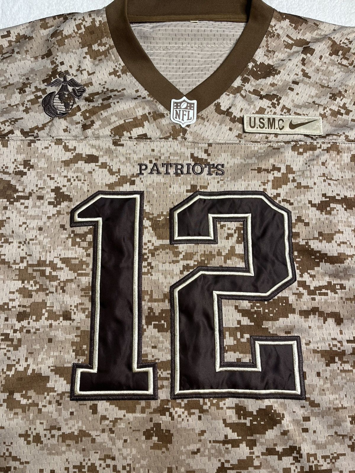 Nike Nike NFL New England Patriots Tom Brady USMC Military Jersey Size US L / EU 52-54 / 3 - 2 Thumbnail