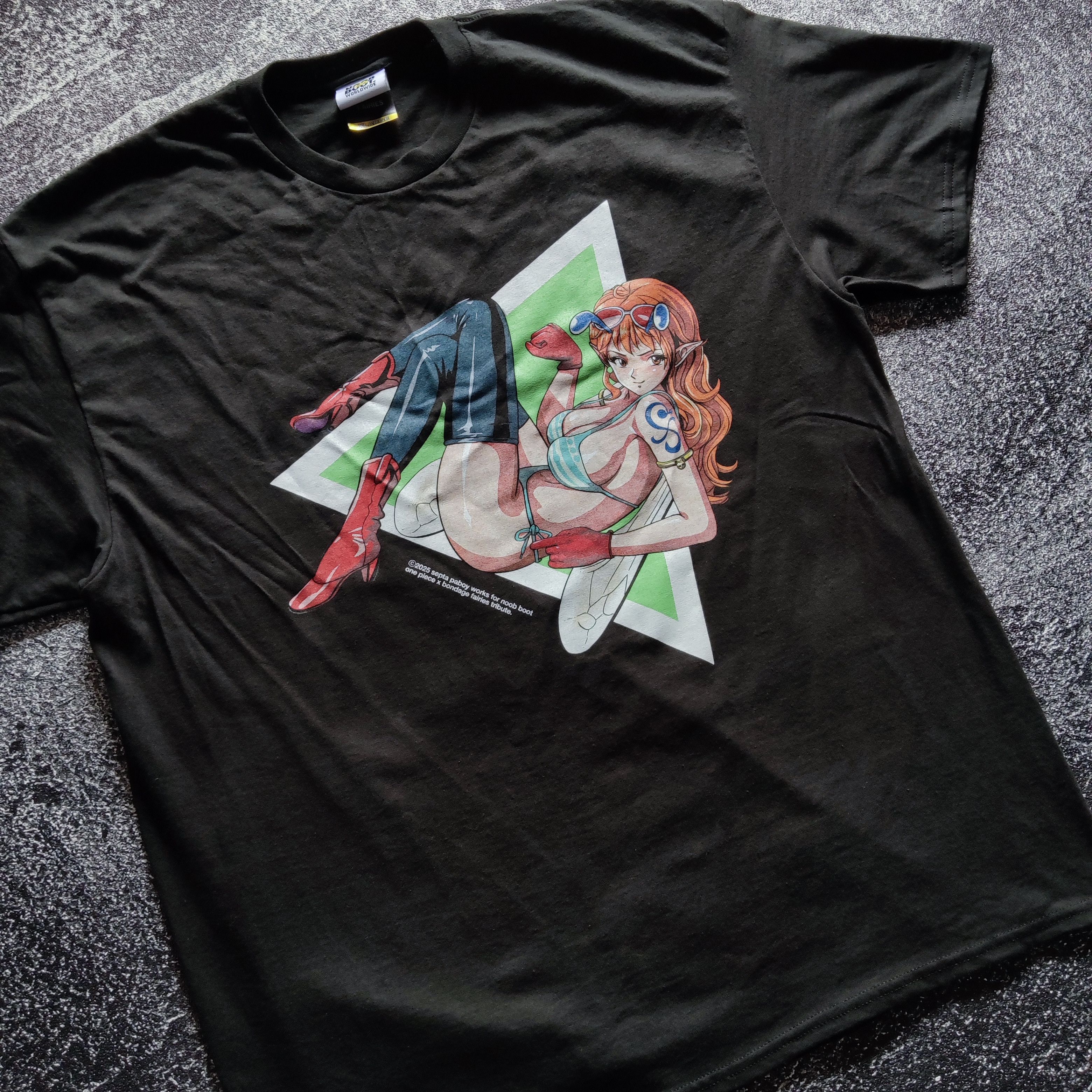 Anime × Japanese Brand × Vintage ‼️LIMITED TSHIRT ONE PIECE : BONDAGE FAIRIES NAMI‼️ Size US XL / EU 56 / 4 - 2 Thumbnail