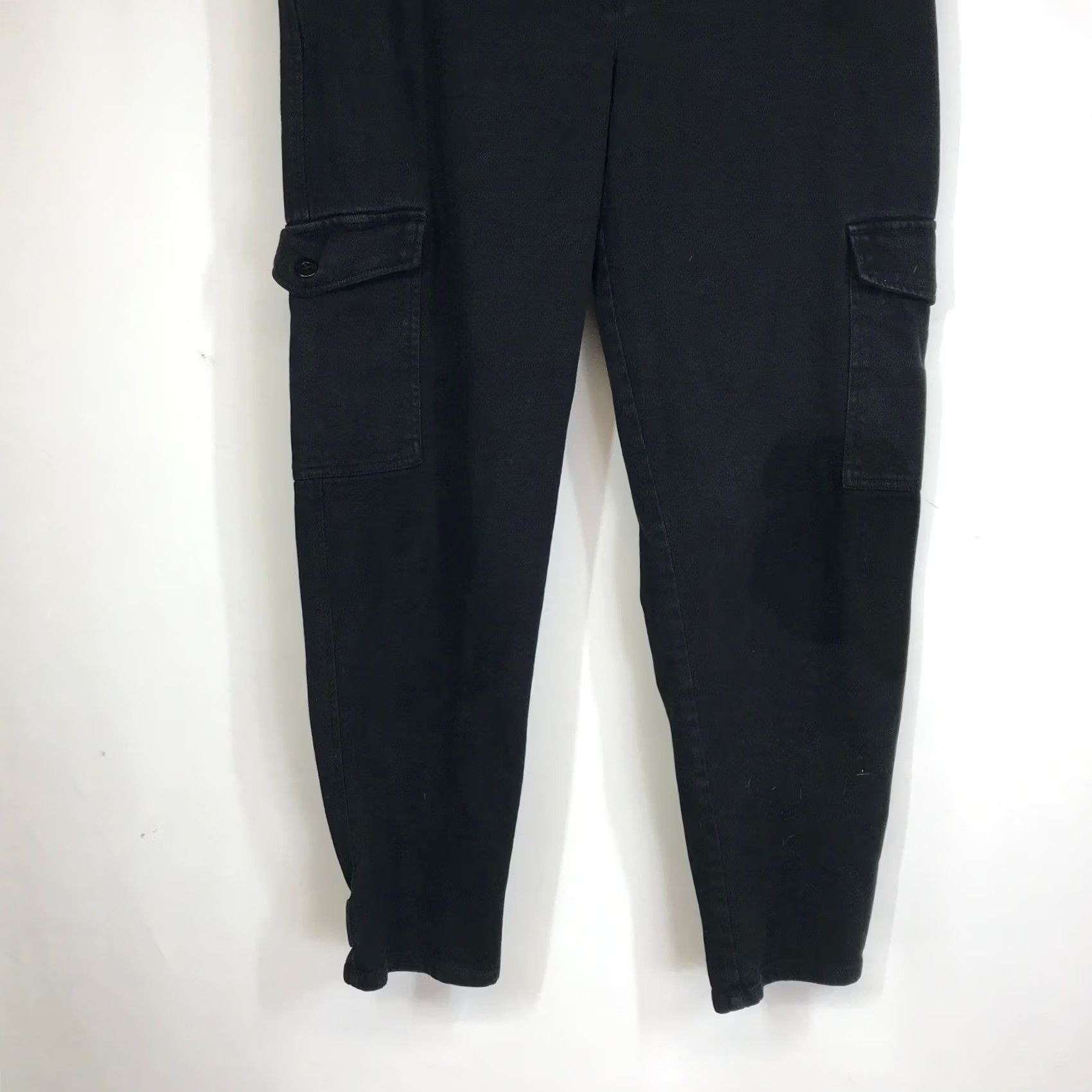 Vintage Wilfred Free Black Cargo Pants Womens Size 16 Casual Pockets Cargo Pants Womens Size 38" / US 16 / IT 52 - 3 Thumbnail