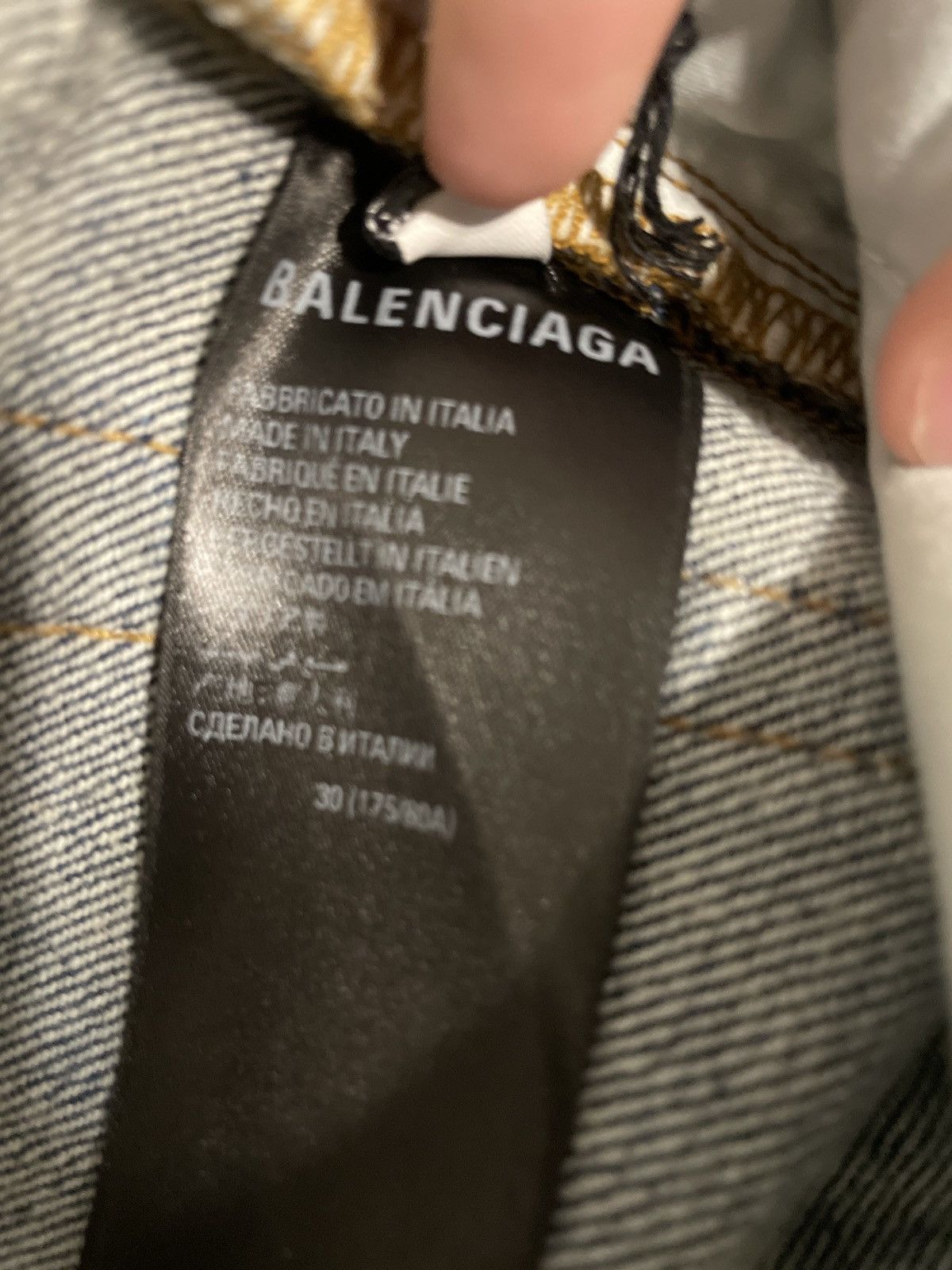 Balenciaga Balenciaga Blue Slim Pants Size US 30 / EU 46 - 6 Thumbnail