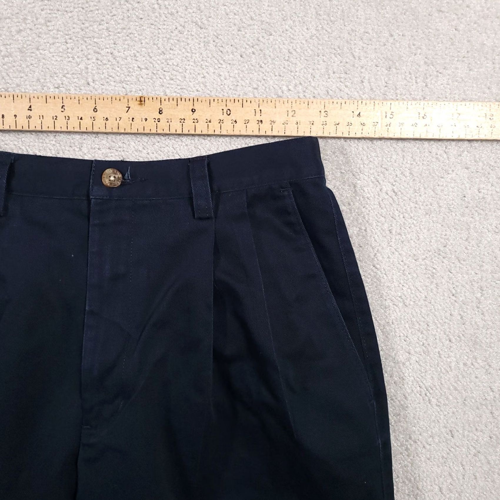 Eddie Bauer VINTAGE Eddie Bauer Wrinkle Resistant Classic Fit Chino Pants Womens 4 Navy Blue Pleated Chino Pants Womens 4 Navy Blue Pleated Size 27" / US 4 / IT 40 - 6 Thumbnail