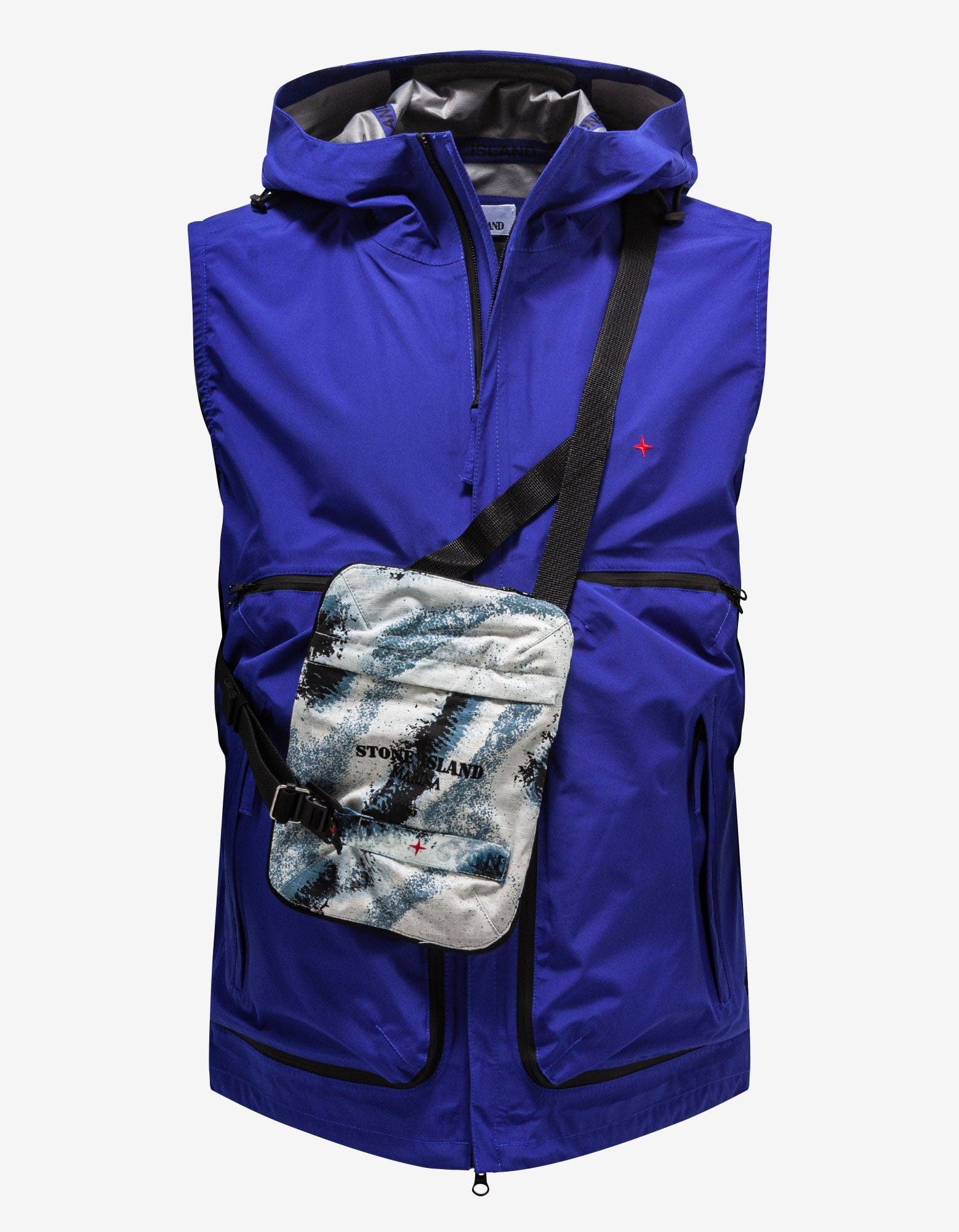 Stone Island Blue Marina Gilet Size US XL / EU 56 / 4 - 1 Thumbnail